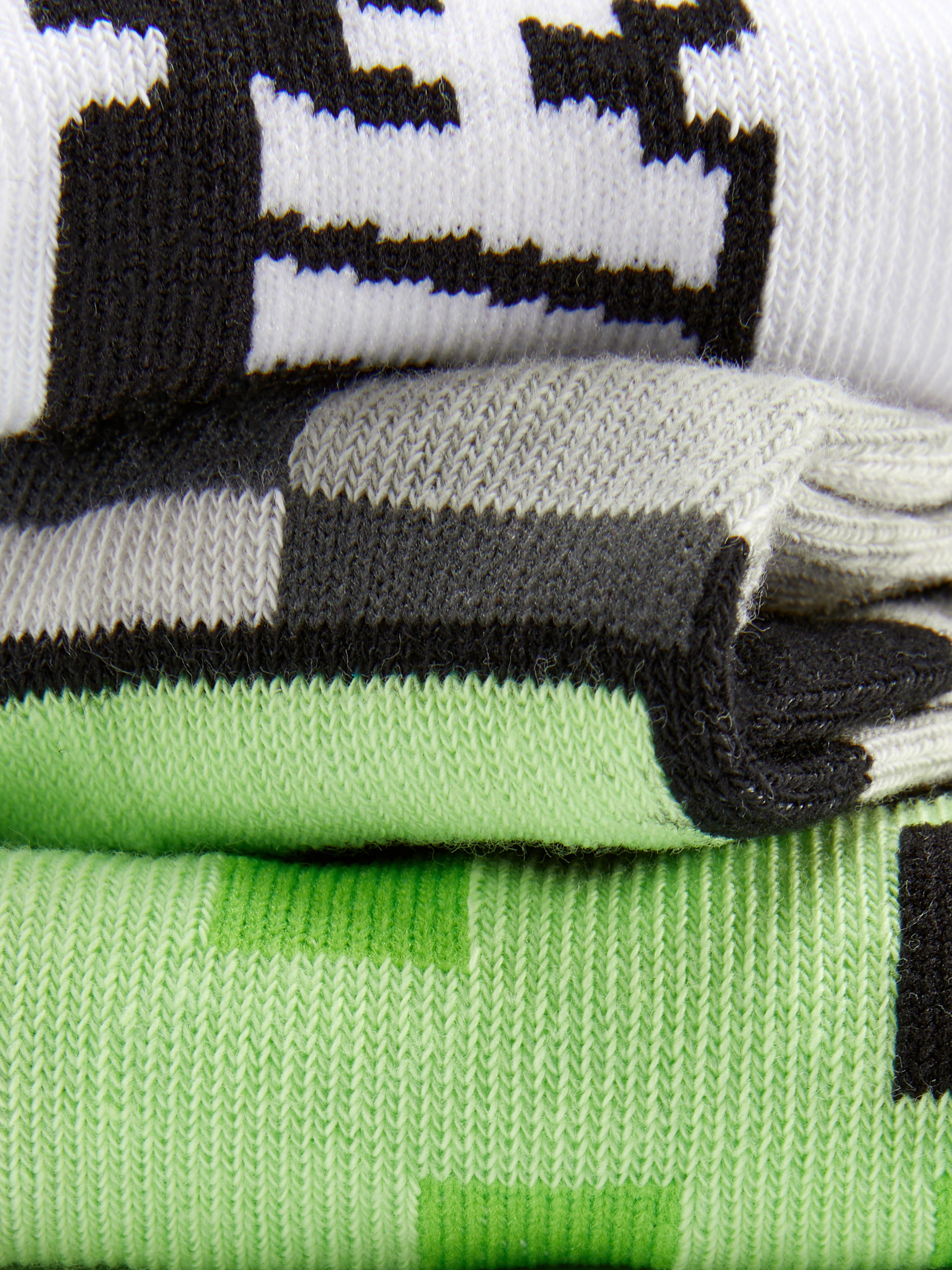 3pk Minecraft Ankle Socks