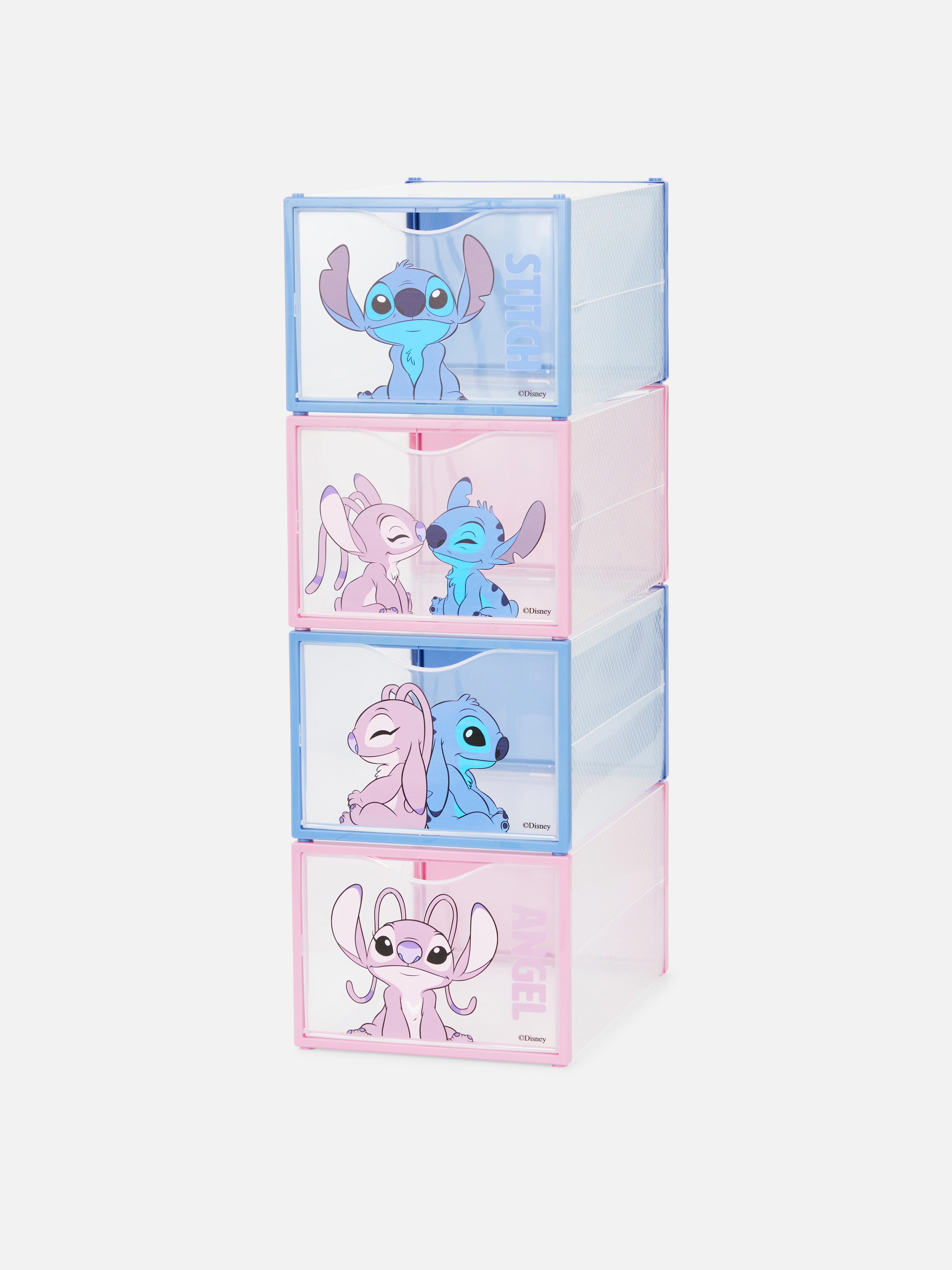 4pk Disney's Lilo & Stitch Stackable Shoeboxes