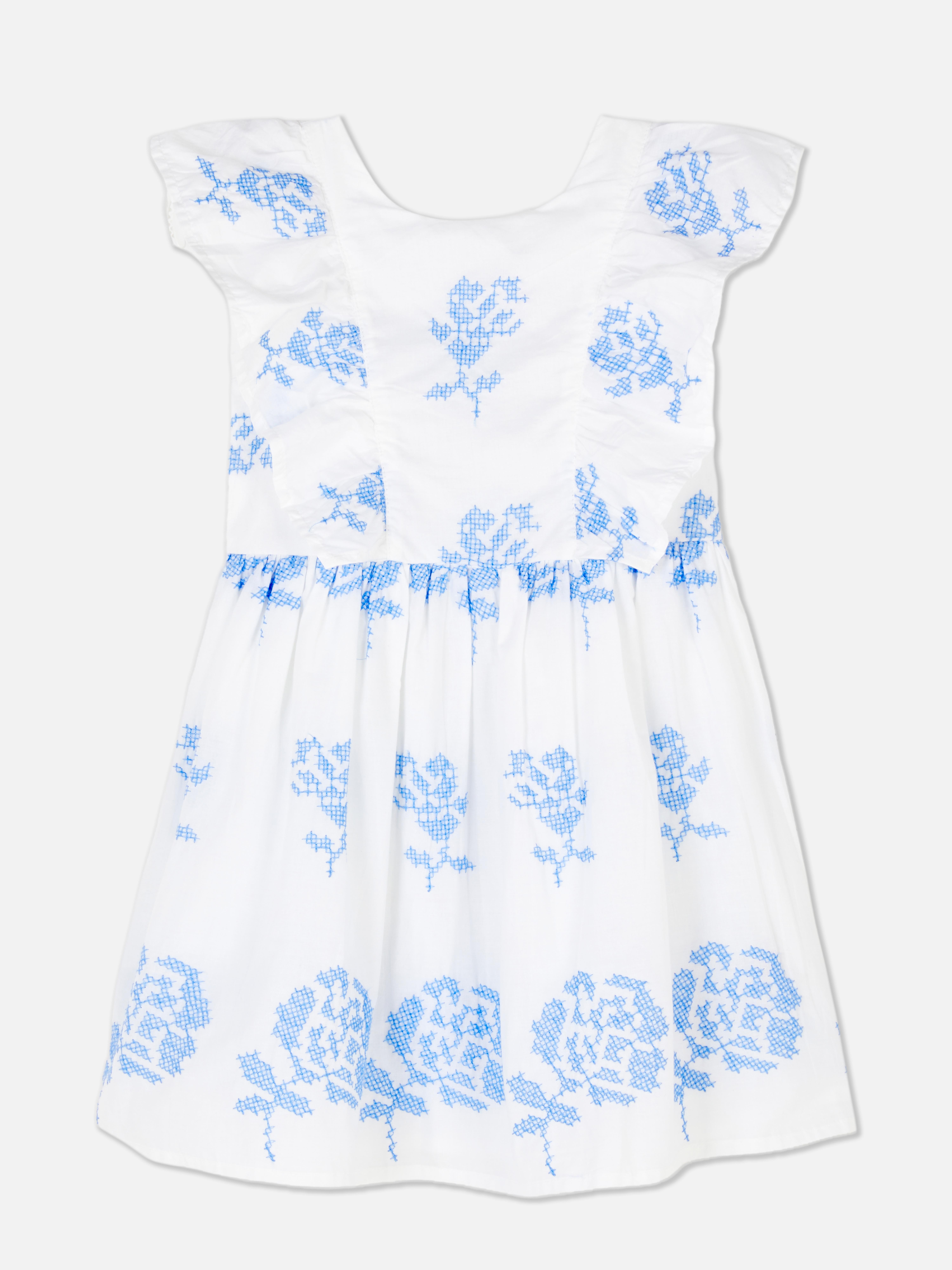 Floral Cross Stitch Dress