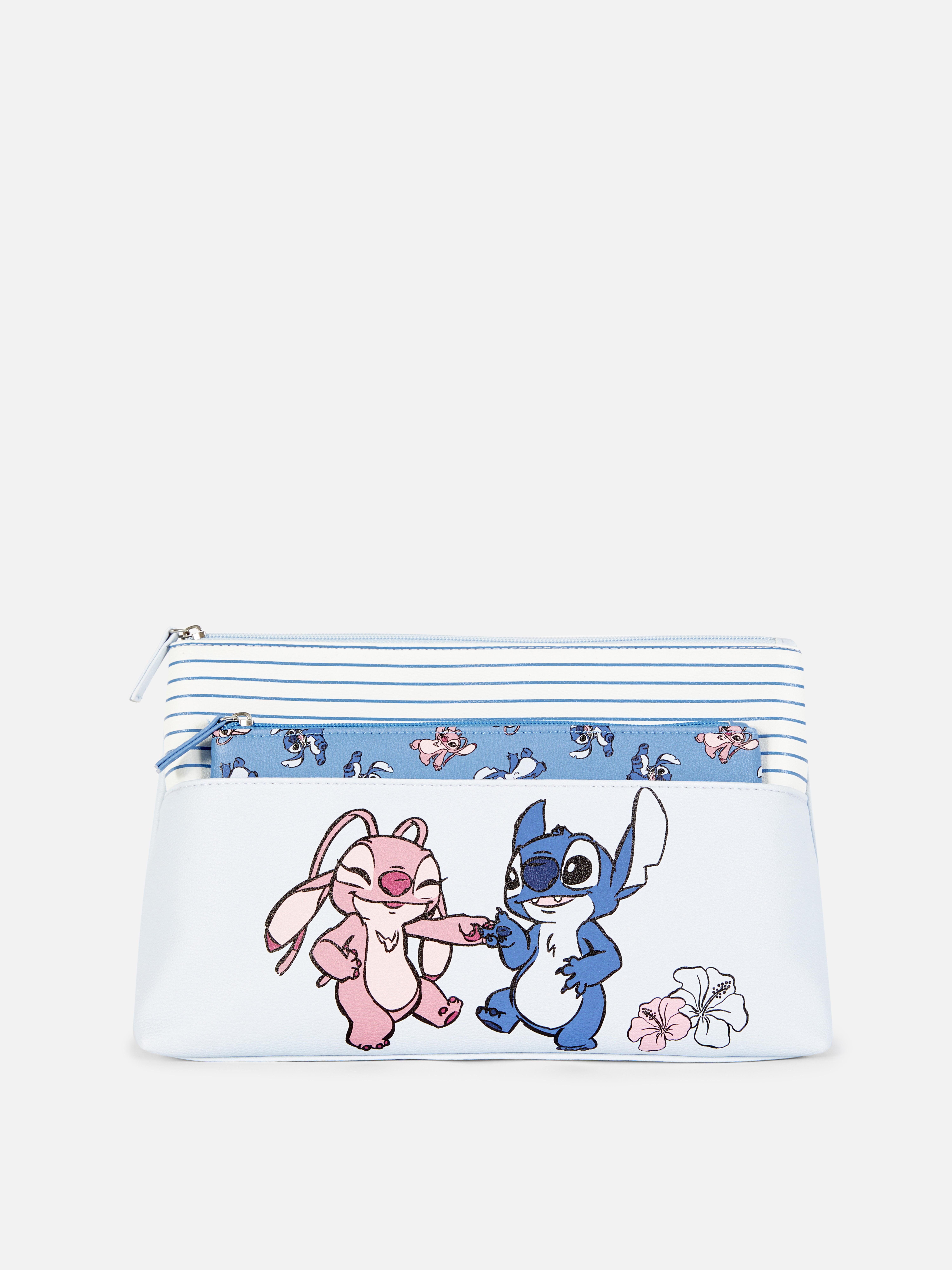 Conjunto bolsas cosméticos dois em um Disney Lilo & Stitch