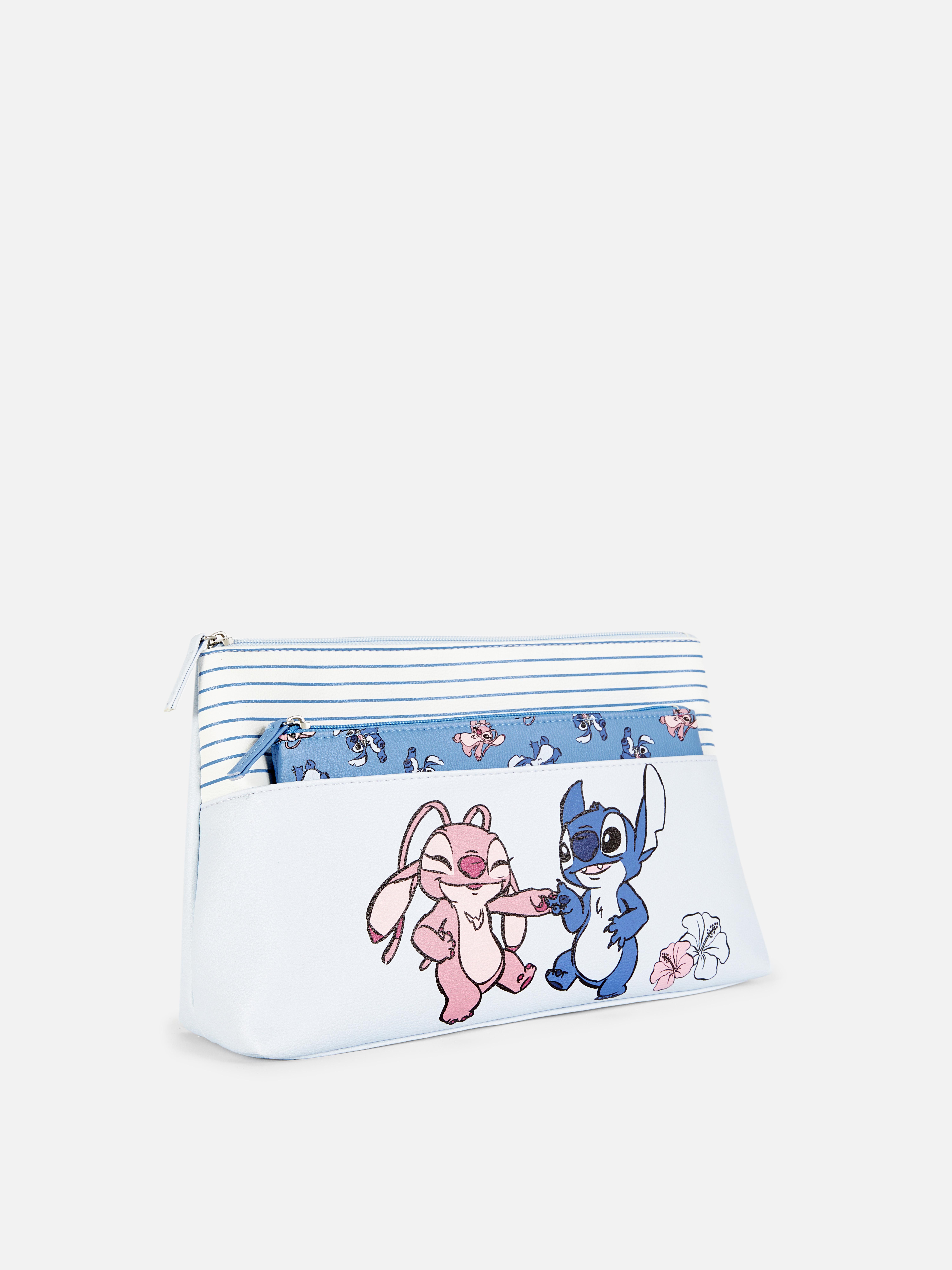 Primark Limited - Disney Neceser Lilo y Stitch 25 x 16 x 9 cm. Azul -  Makeup Bag con Licencia Oficial : : Moda