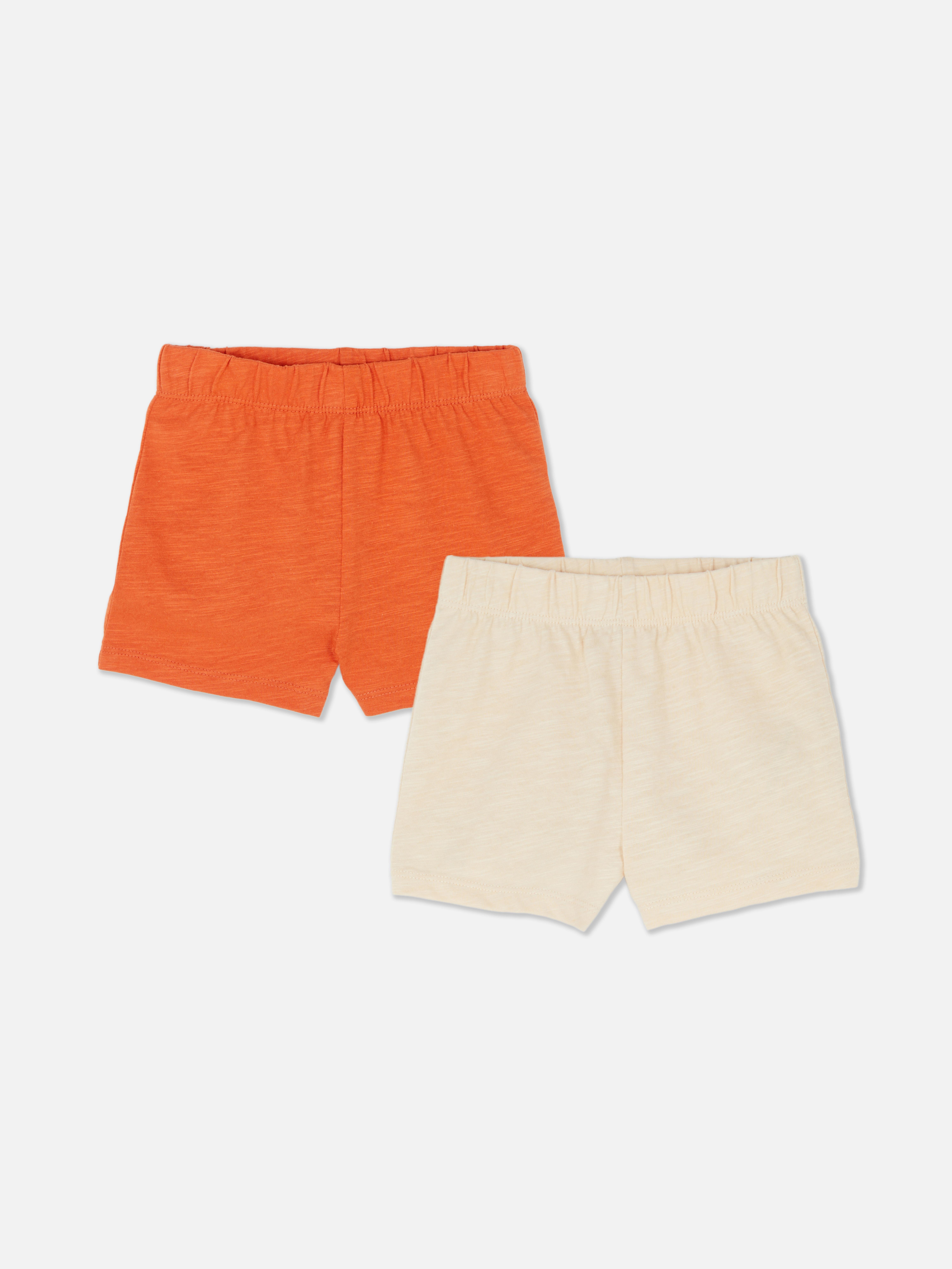 2-Pack Multi Slubbed Shorts