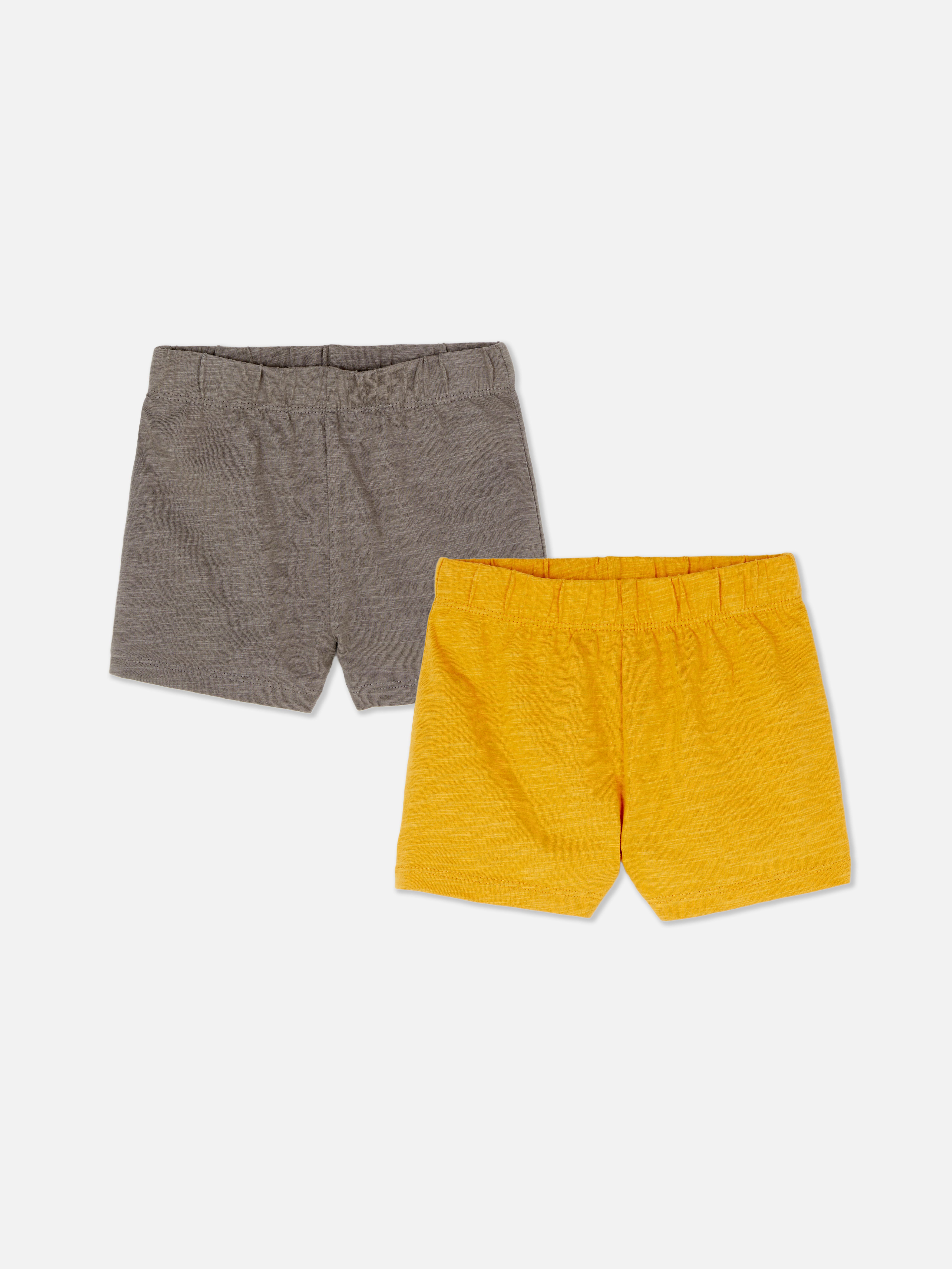 2-Pack Multi Slubbed Shorts