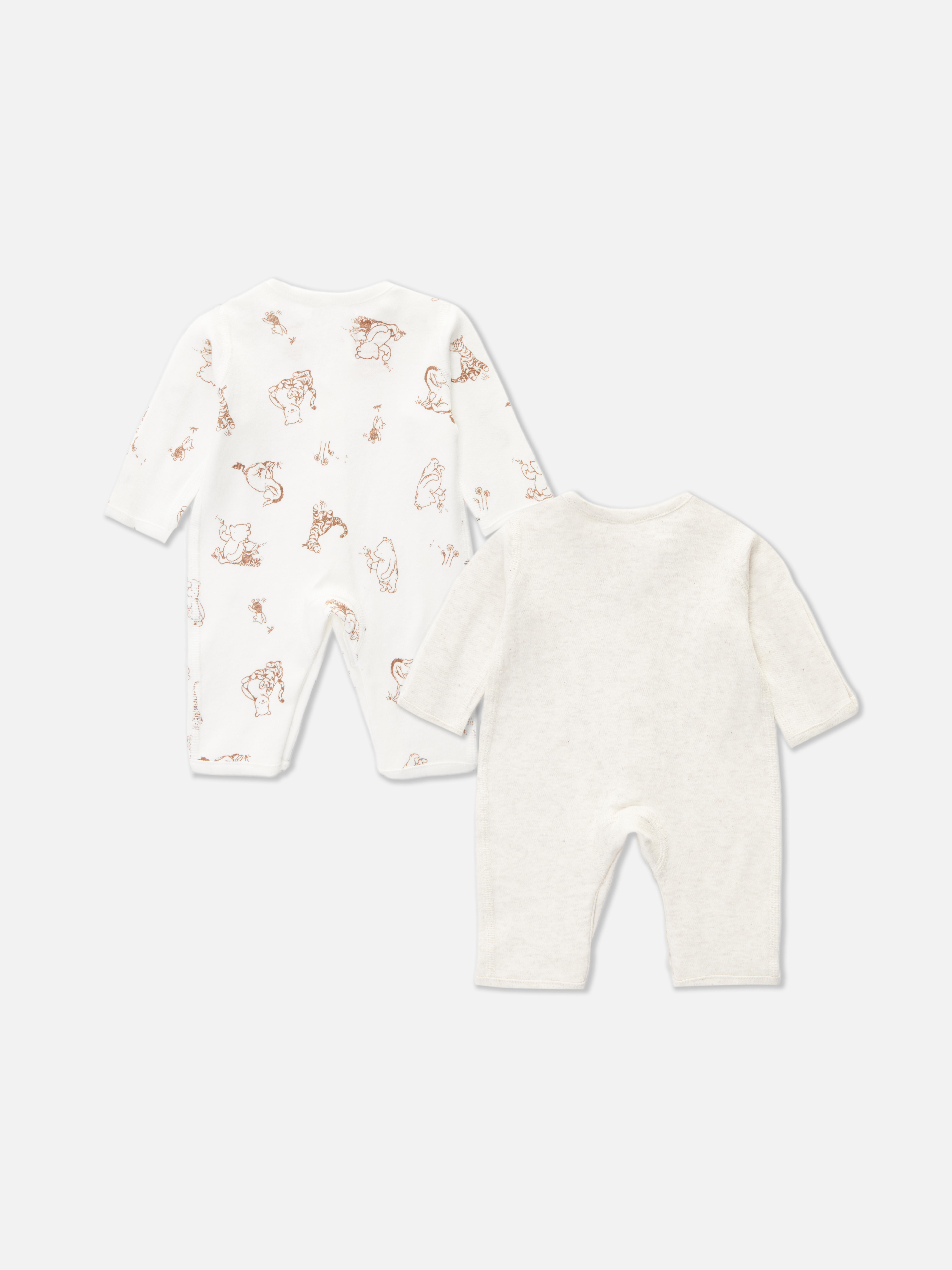 Newborn Baby Unisex;Girls;Boys Oatmeal 2pk Disney’s Winnie the Pooh