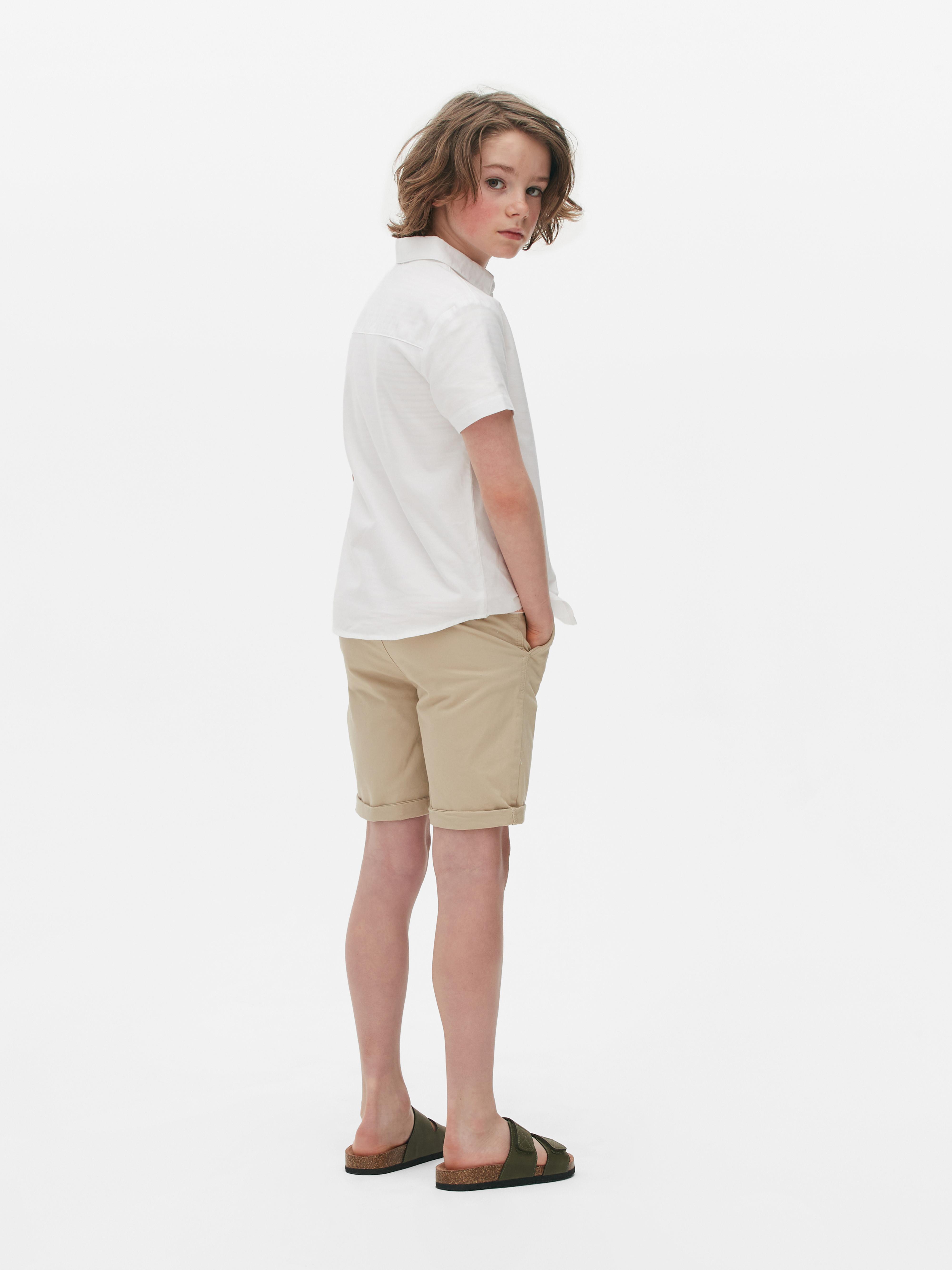 Camicia Oxford a maniche corte