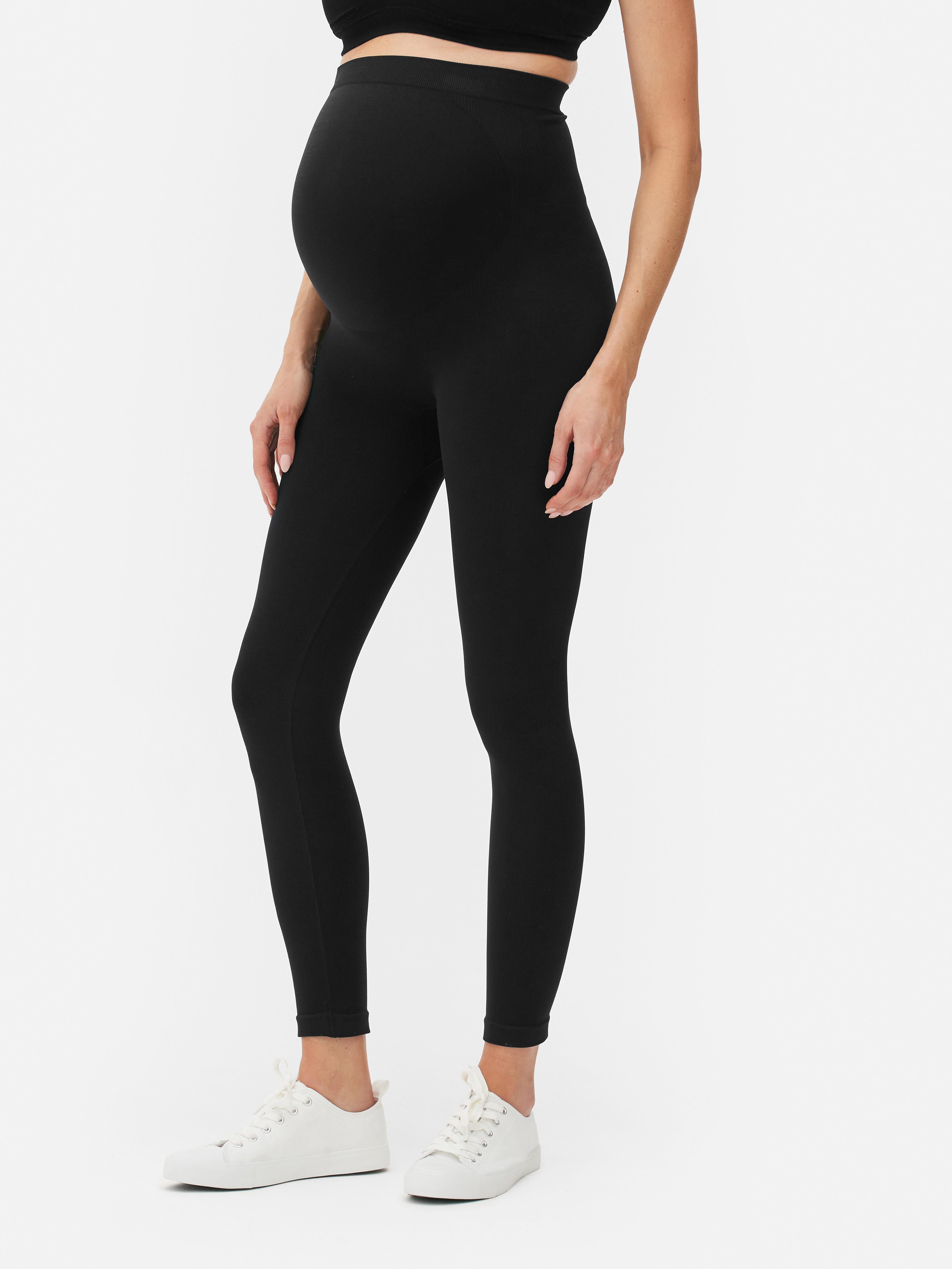 Maternidade Maternidade  Leggings of matheridade com desempenho frio