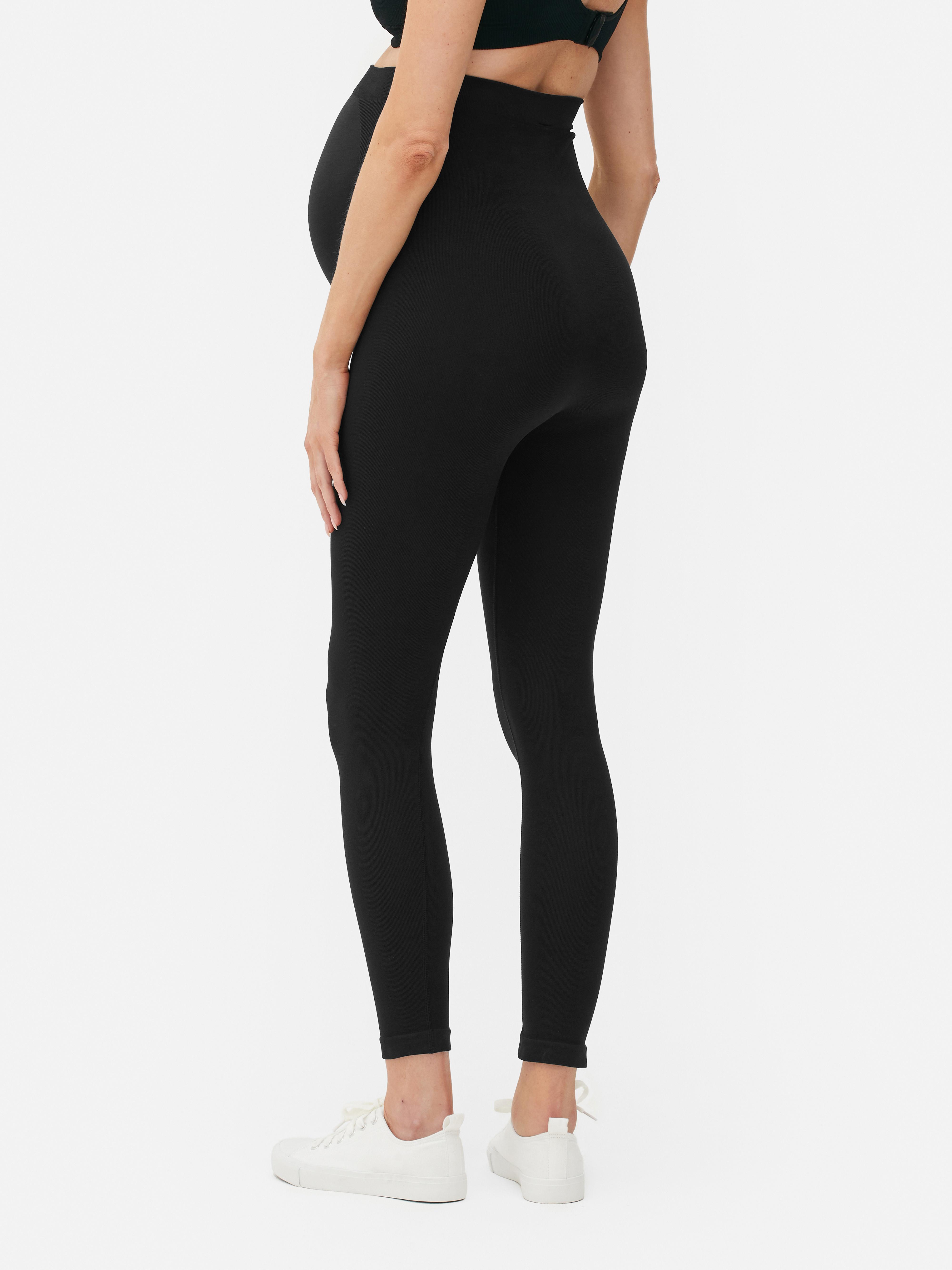 Womens Black Maternity Leggings