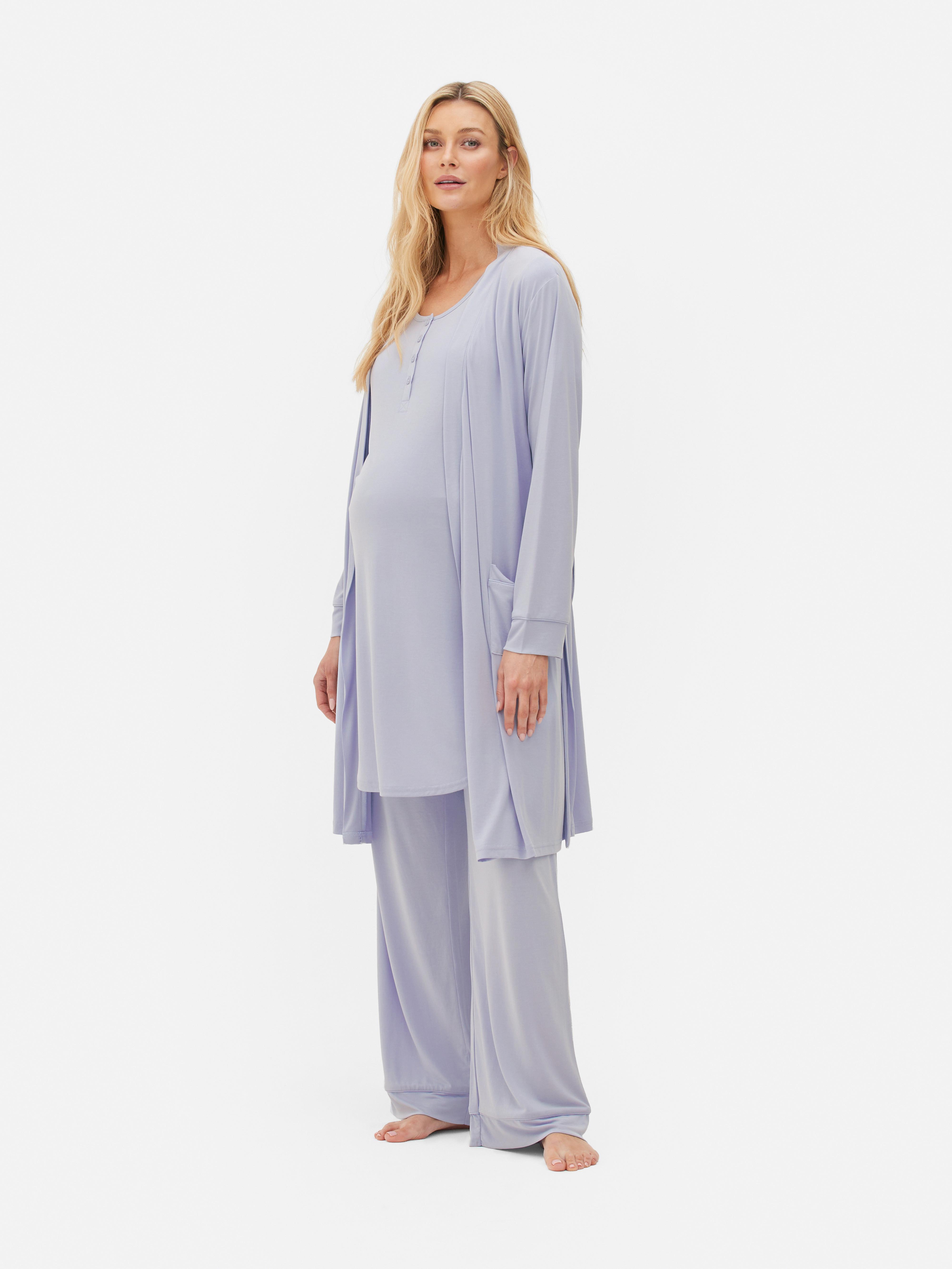 Maternity Wide Leg Pyjama Bottoms