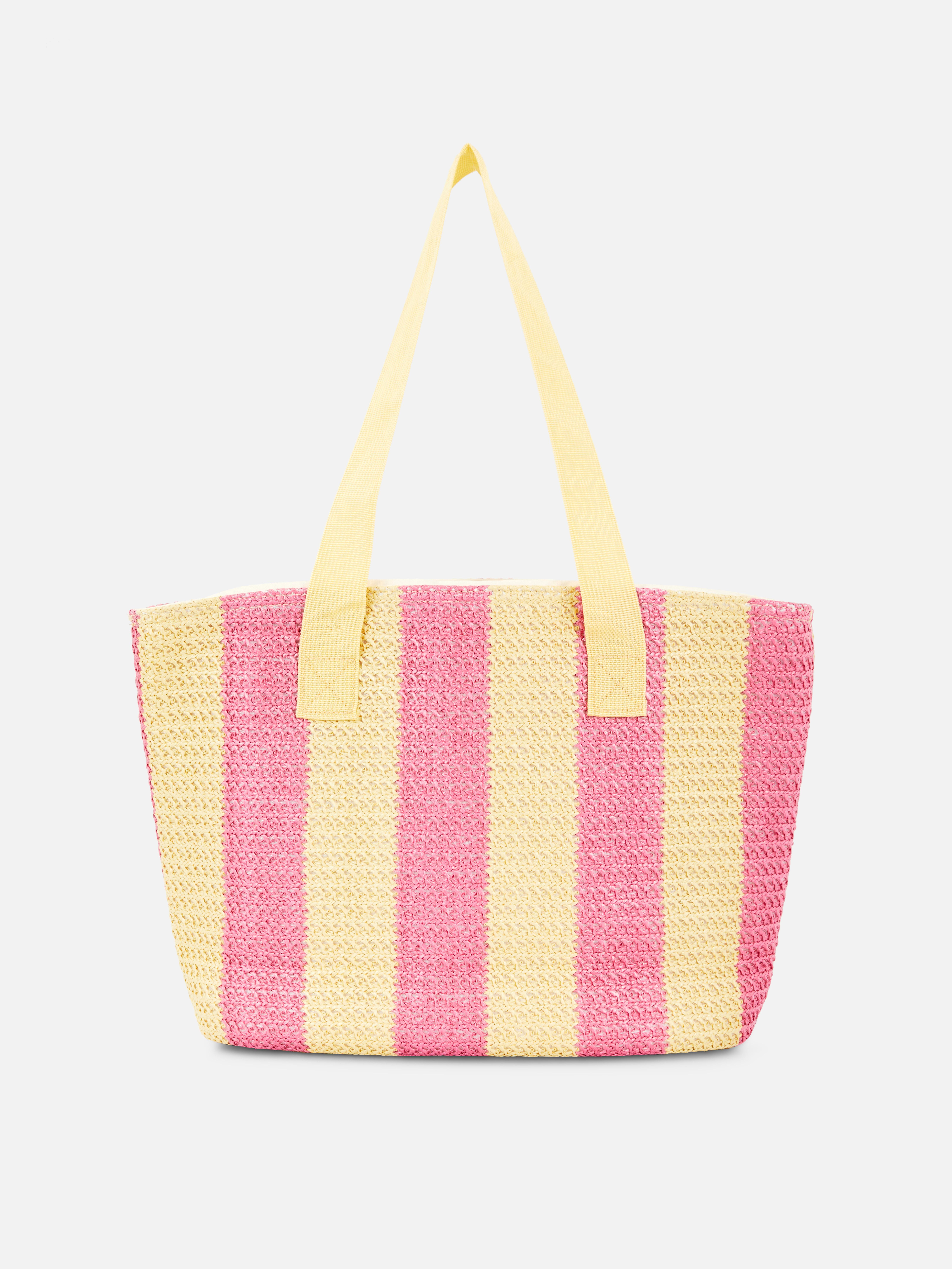 Striped Cooler Shopper Bag