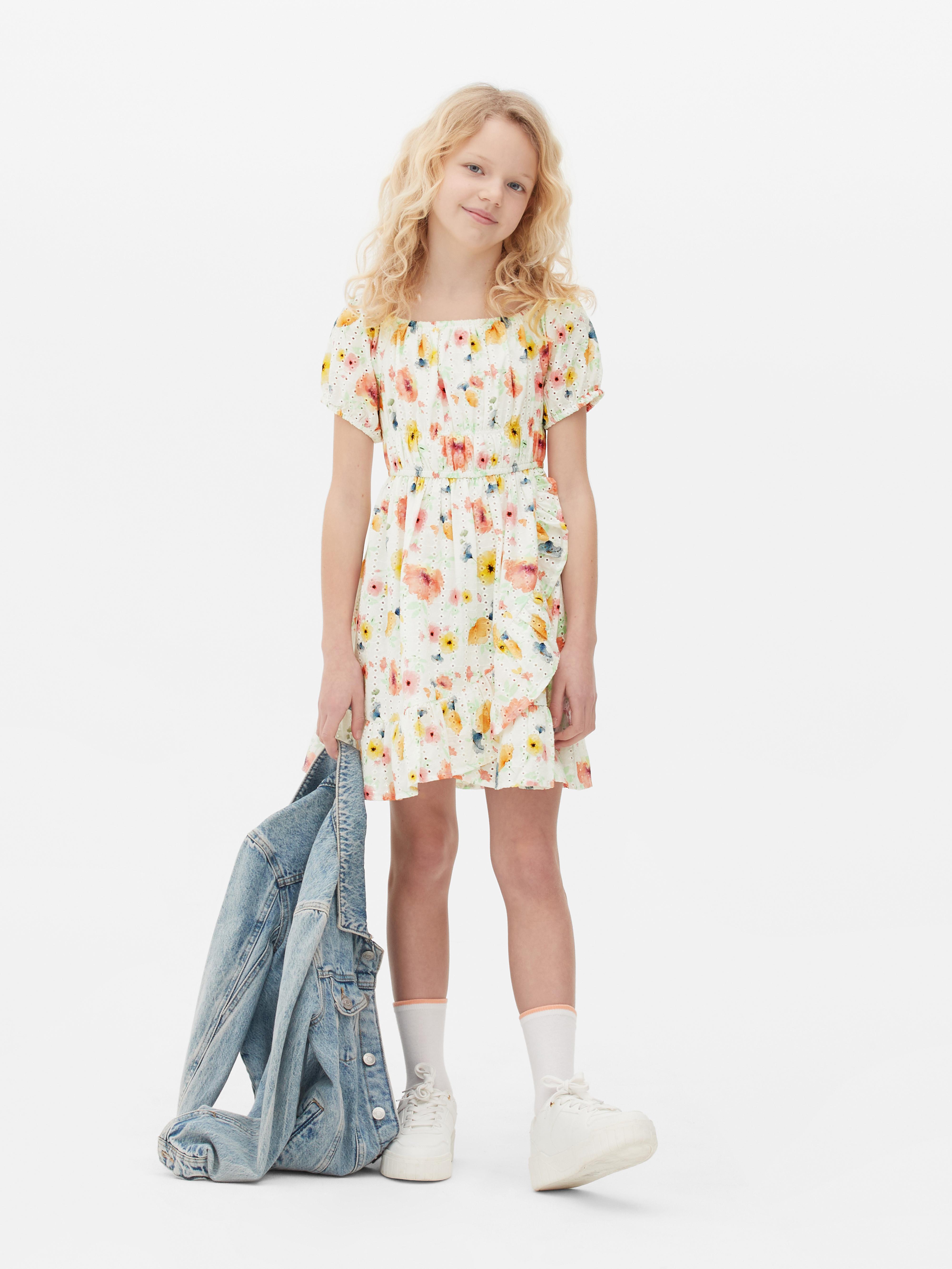 Floral Broderie Anglaise Dress