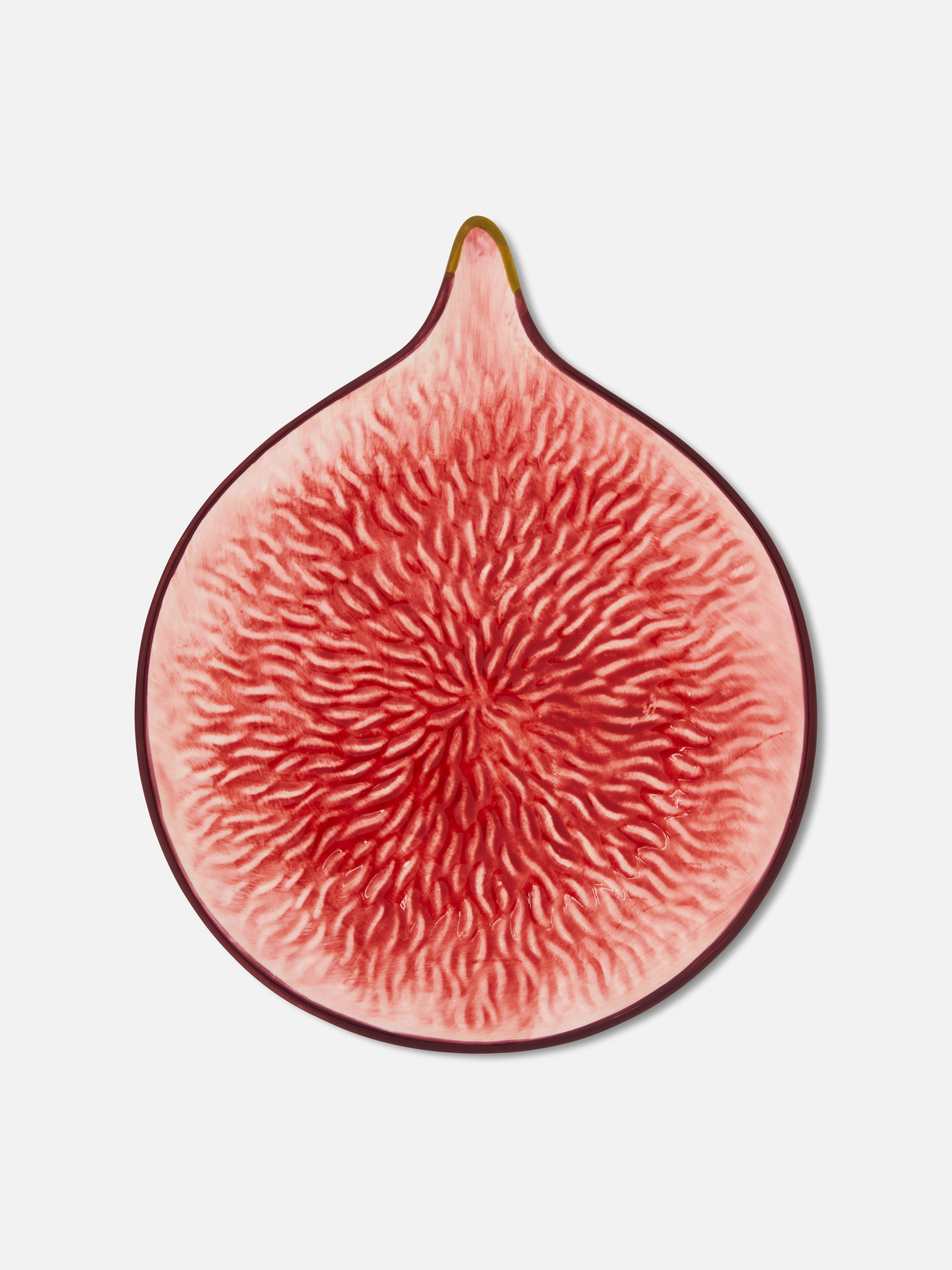 Plato pequeño en forma de fruta