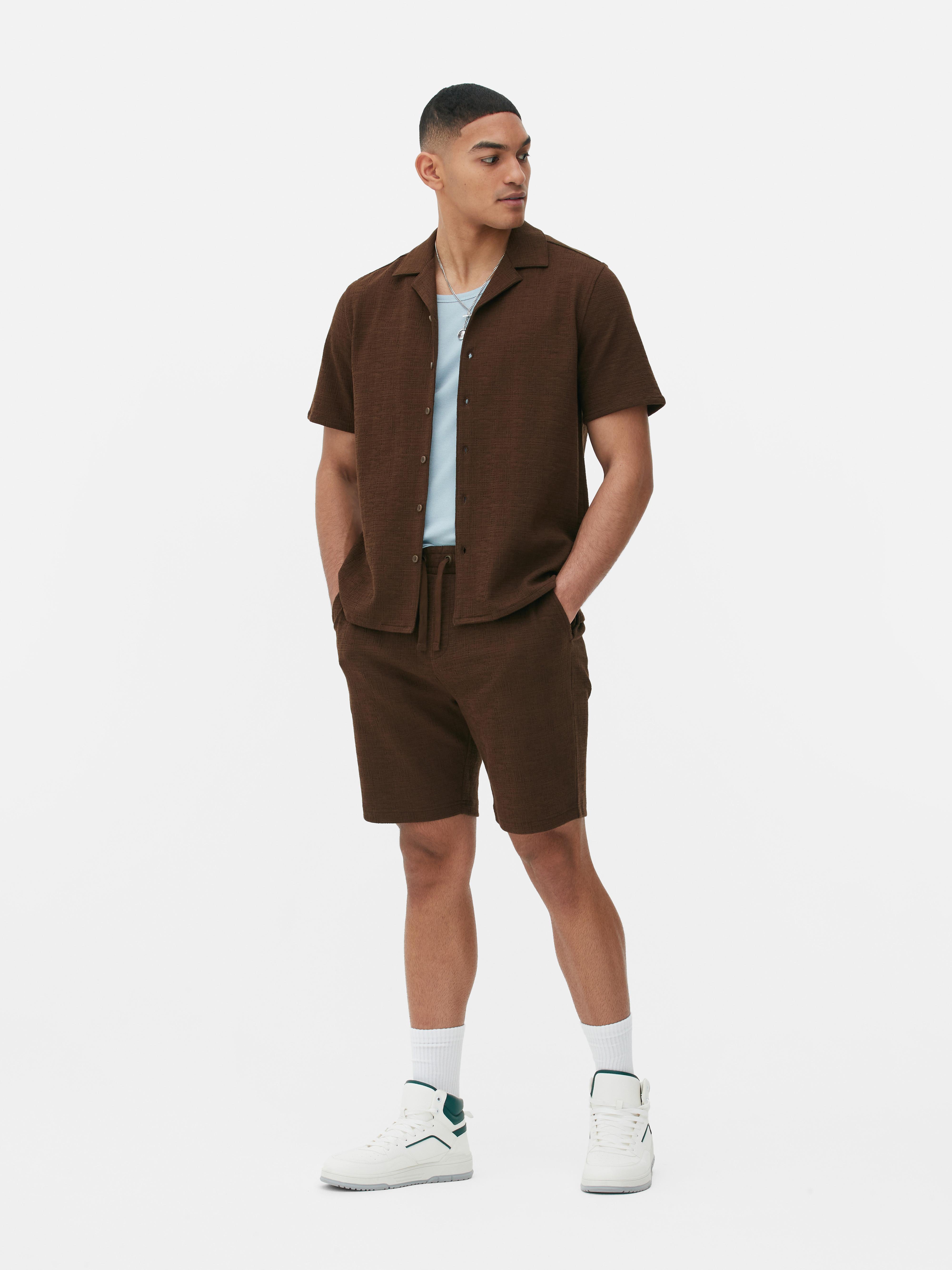 Co-Ord Textured Bermuda Shorts