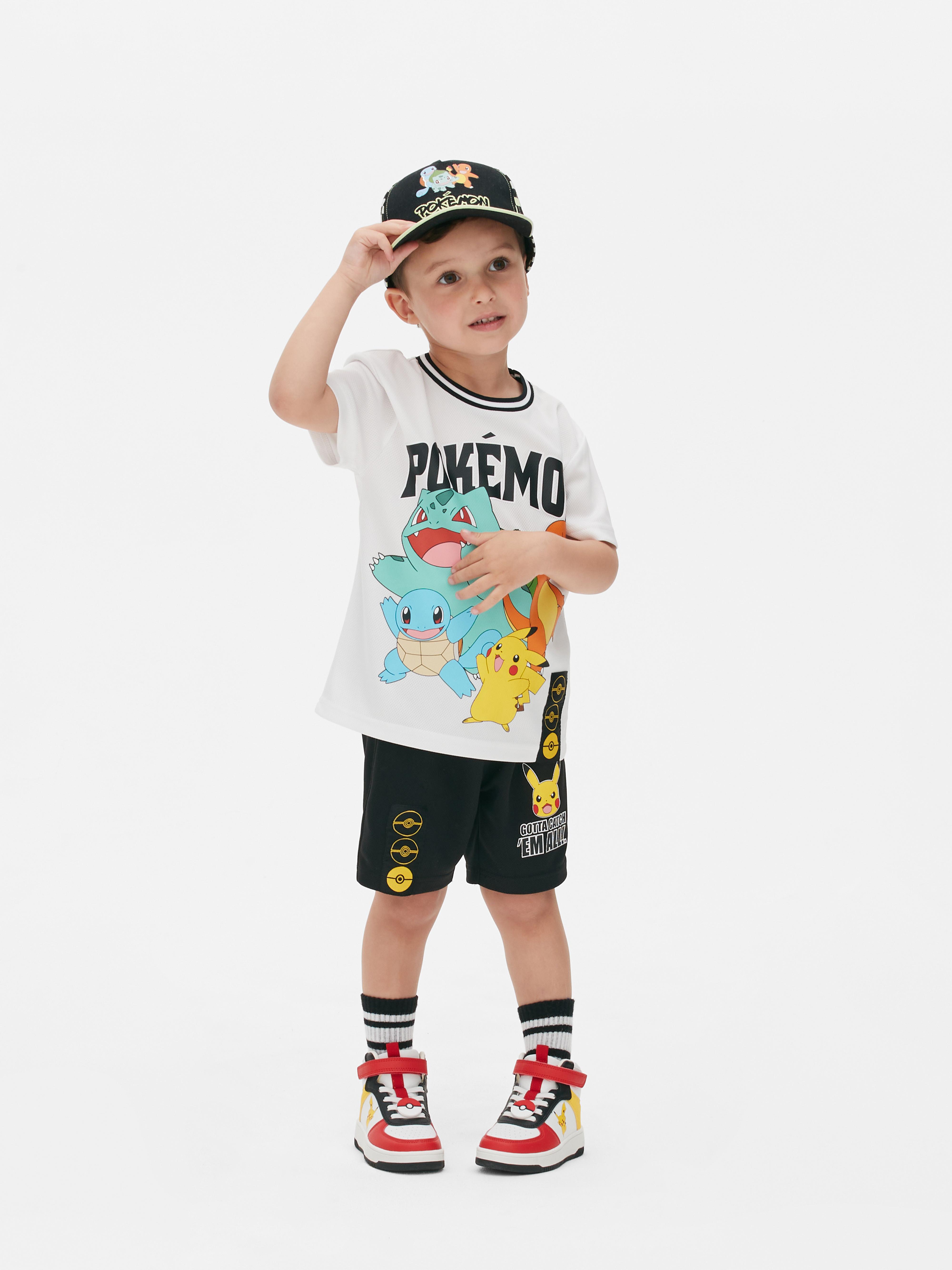 Pokémon Mesh T-shirt  And Shorts Set
