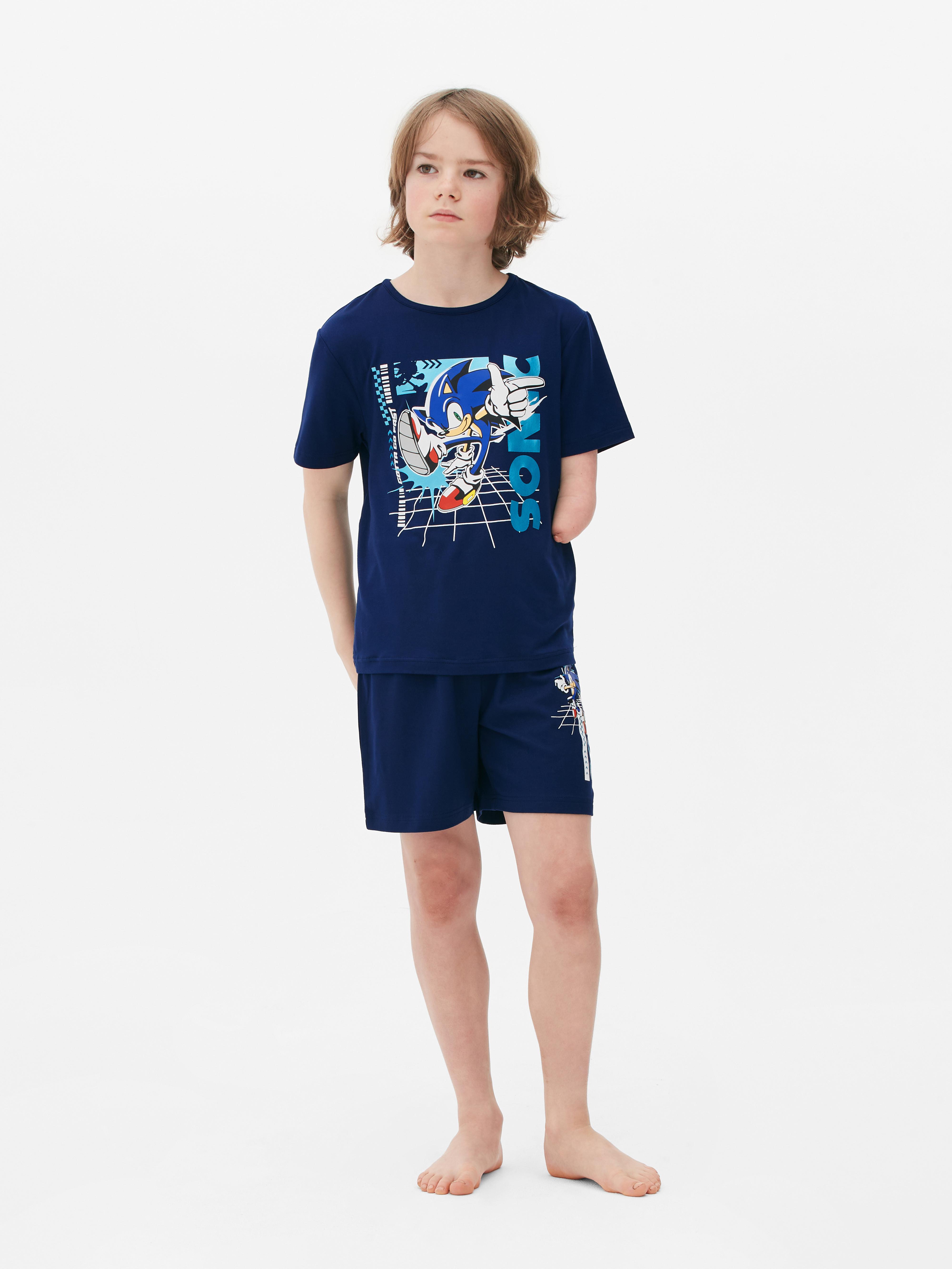 Krótka piżama z motywem Jeża Sonica
