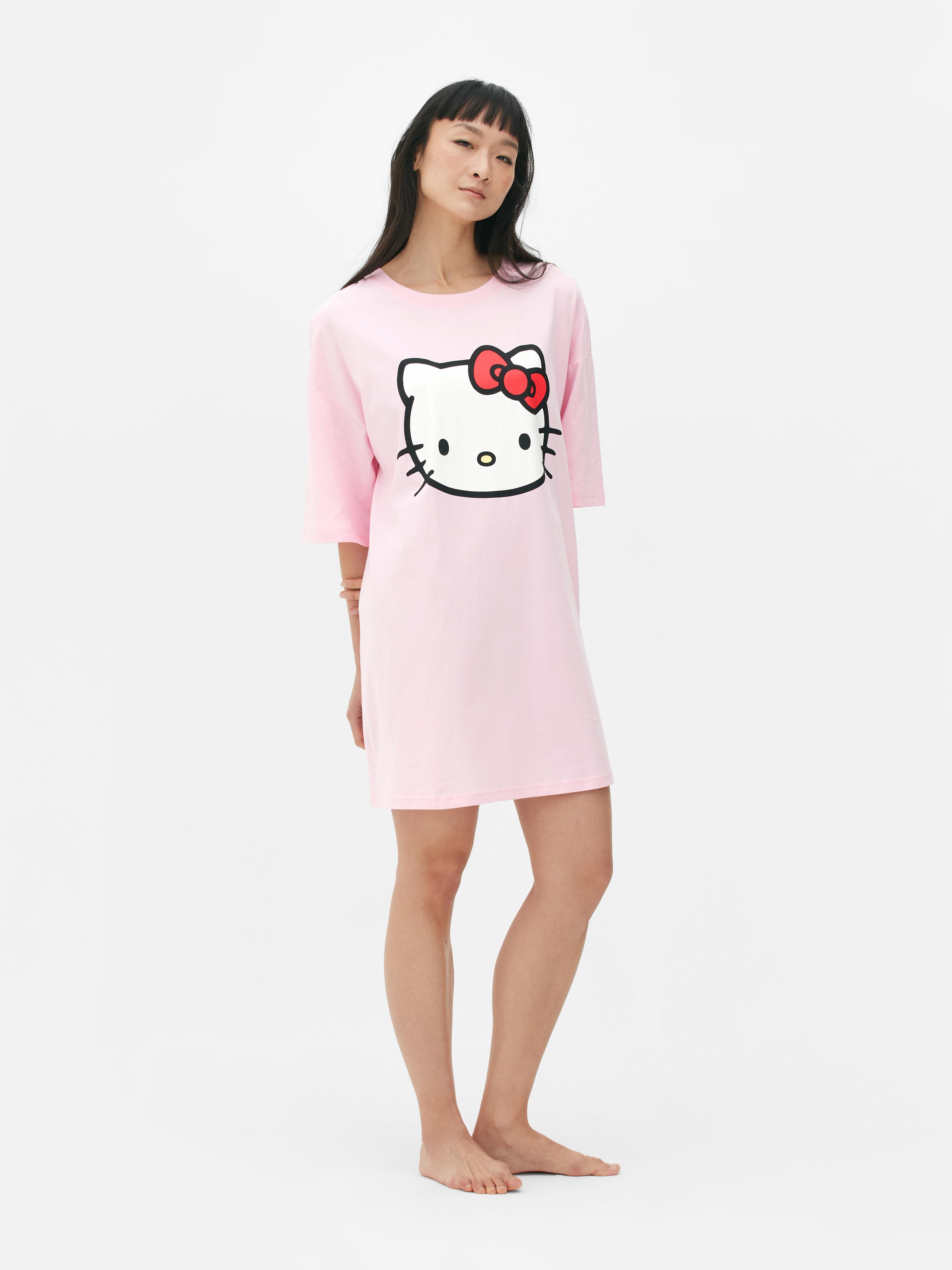 „Hello Kitty“ T-Shirt-Nachtkleid