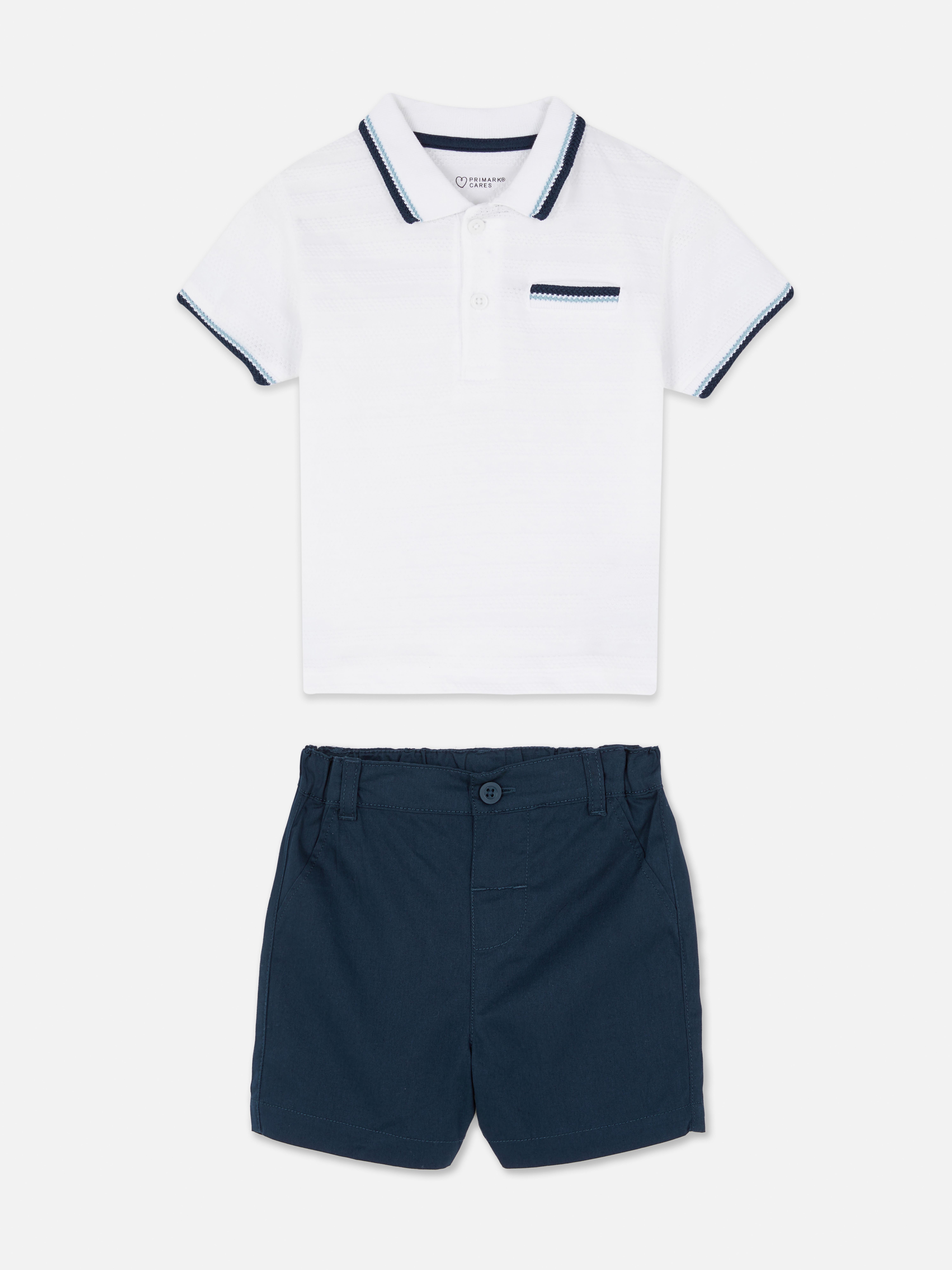 Polo Shirt and Chino Shorts Set