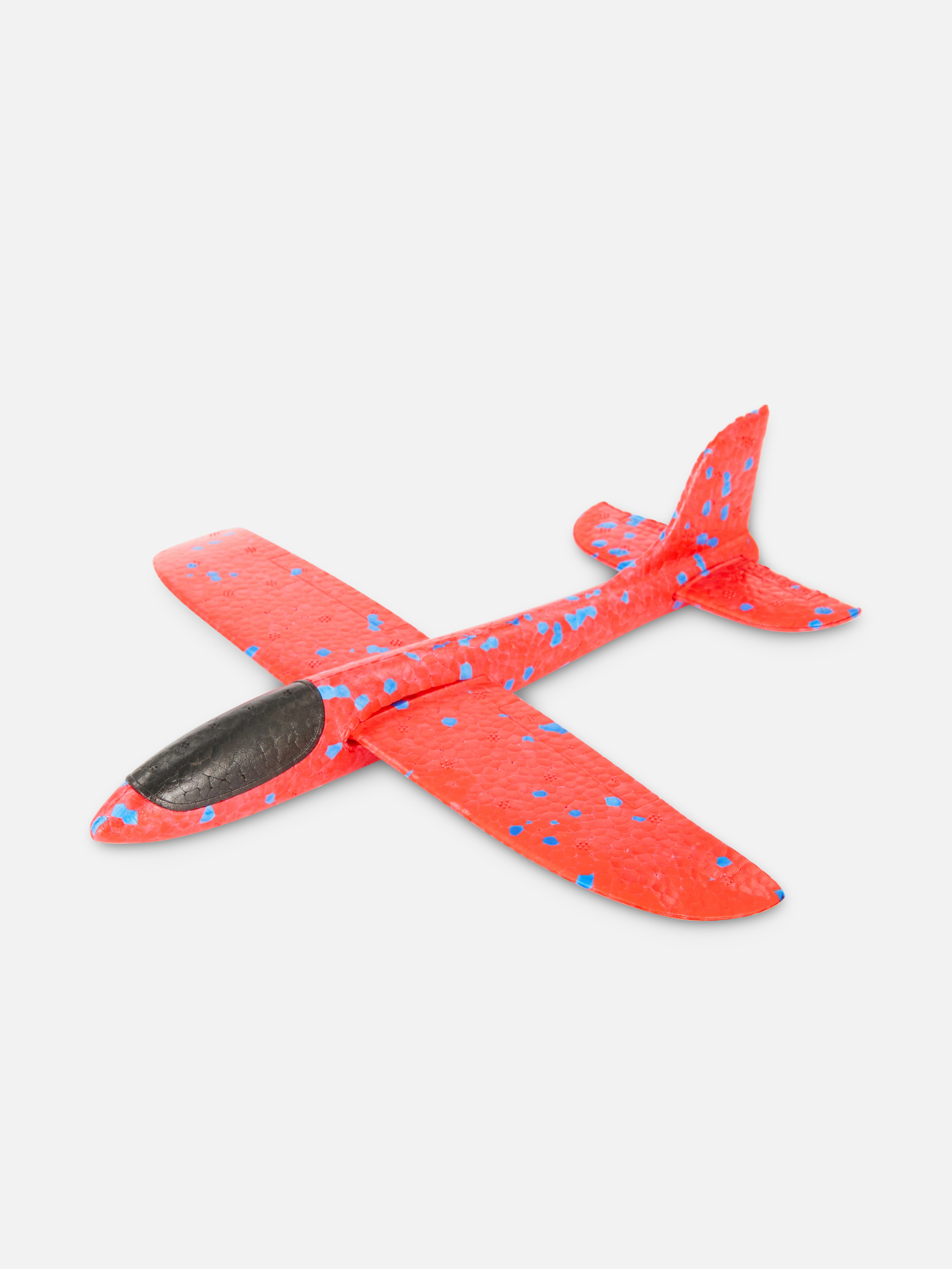 Set de avión de juguete y pegatinas