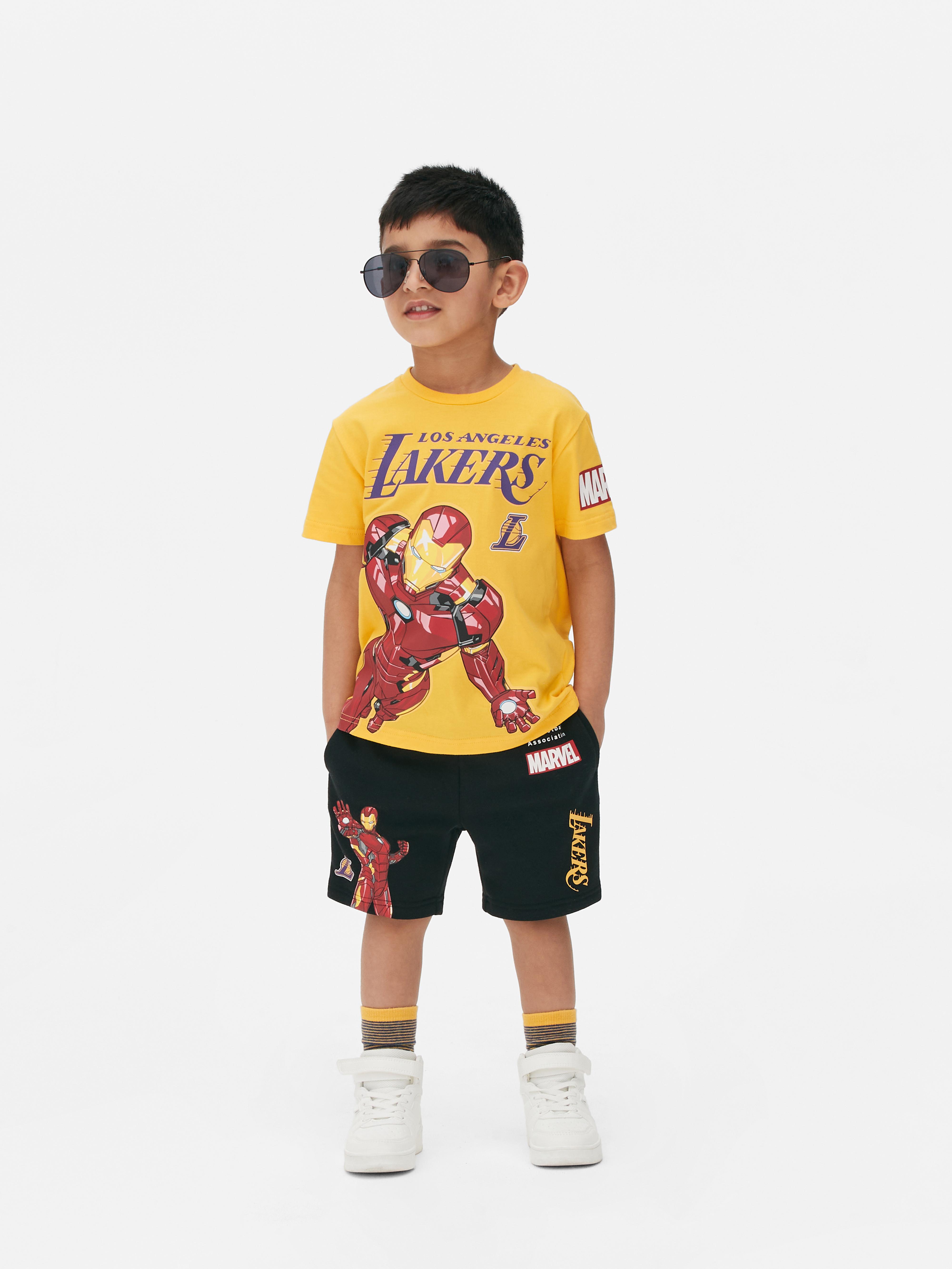 NBA Los Angeles Lakers and Marvel Iron Man Co-ord Set