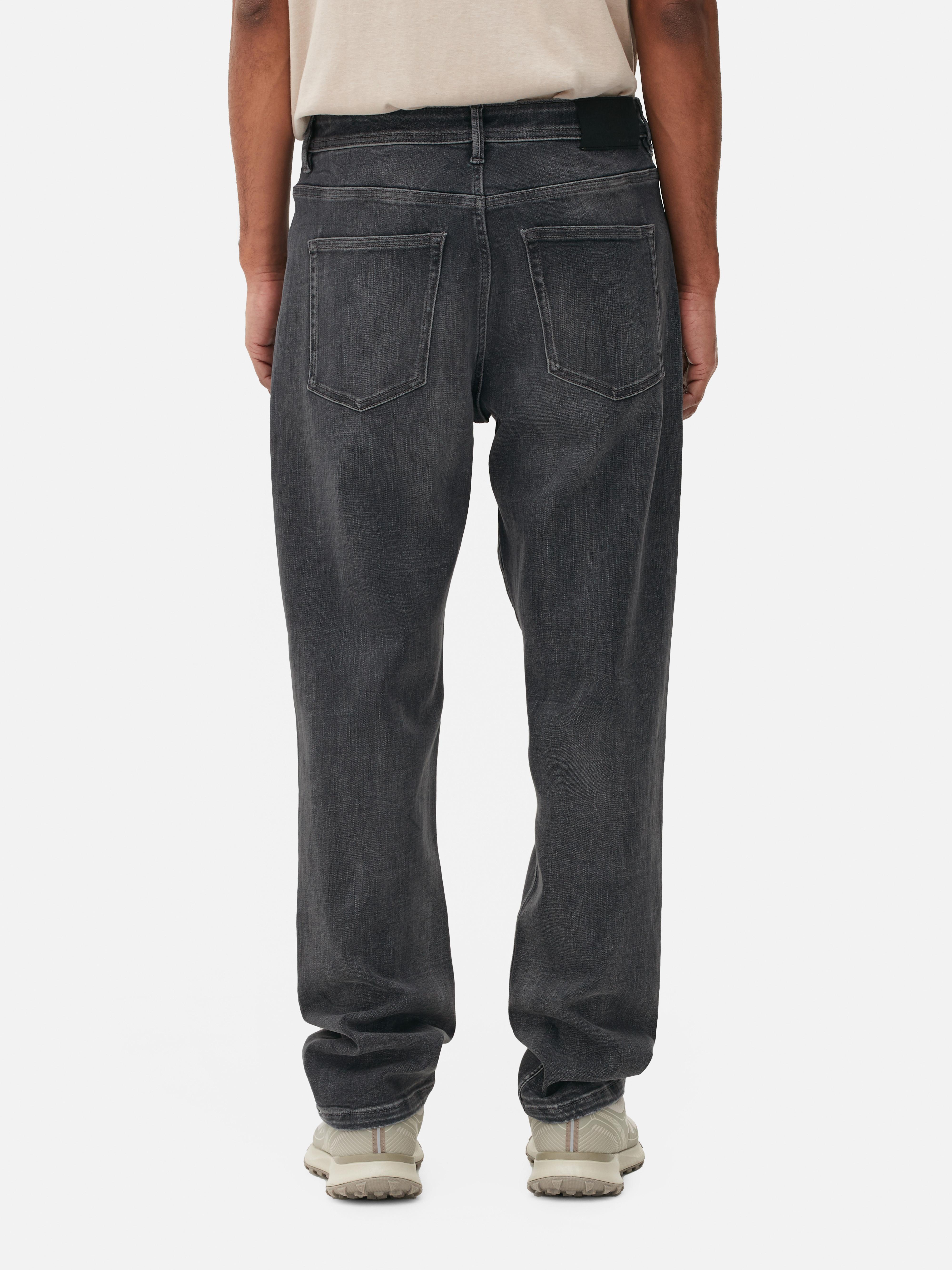 Men's Grey Straight Denim Jeans | Penneys