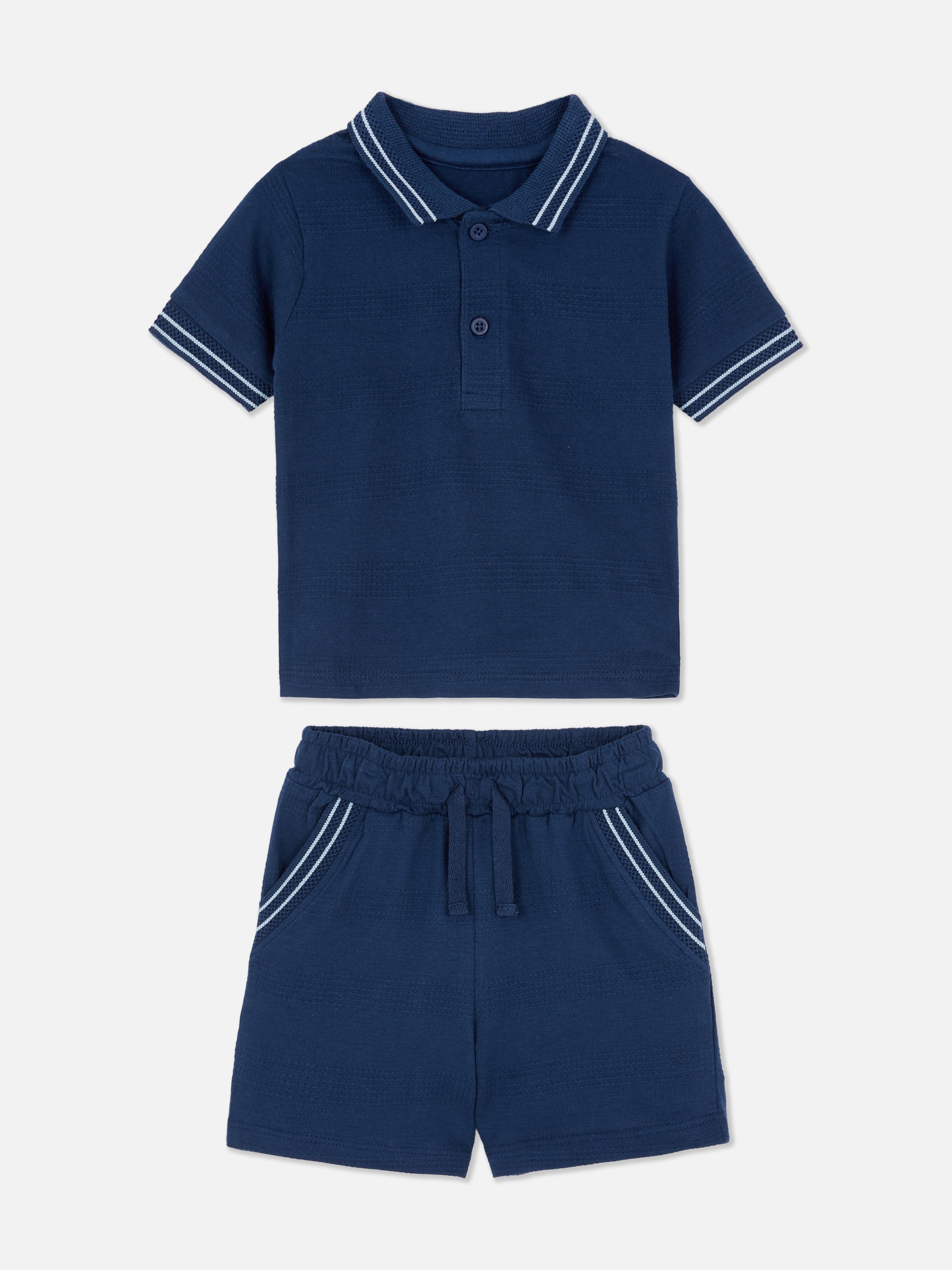Polo Shirt and Shorts Co-ord Set