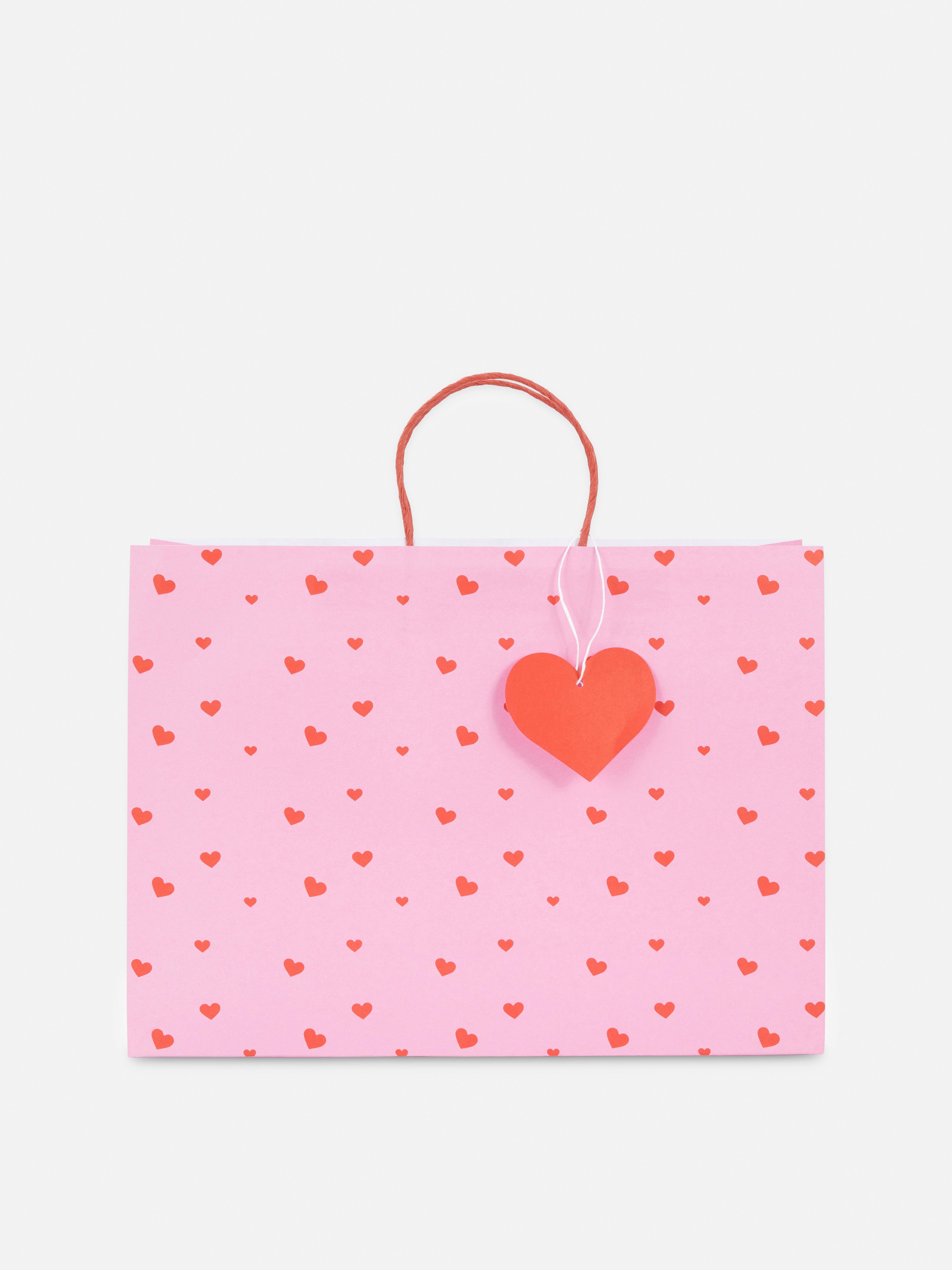 Heart Print Gift Bag