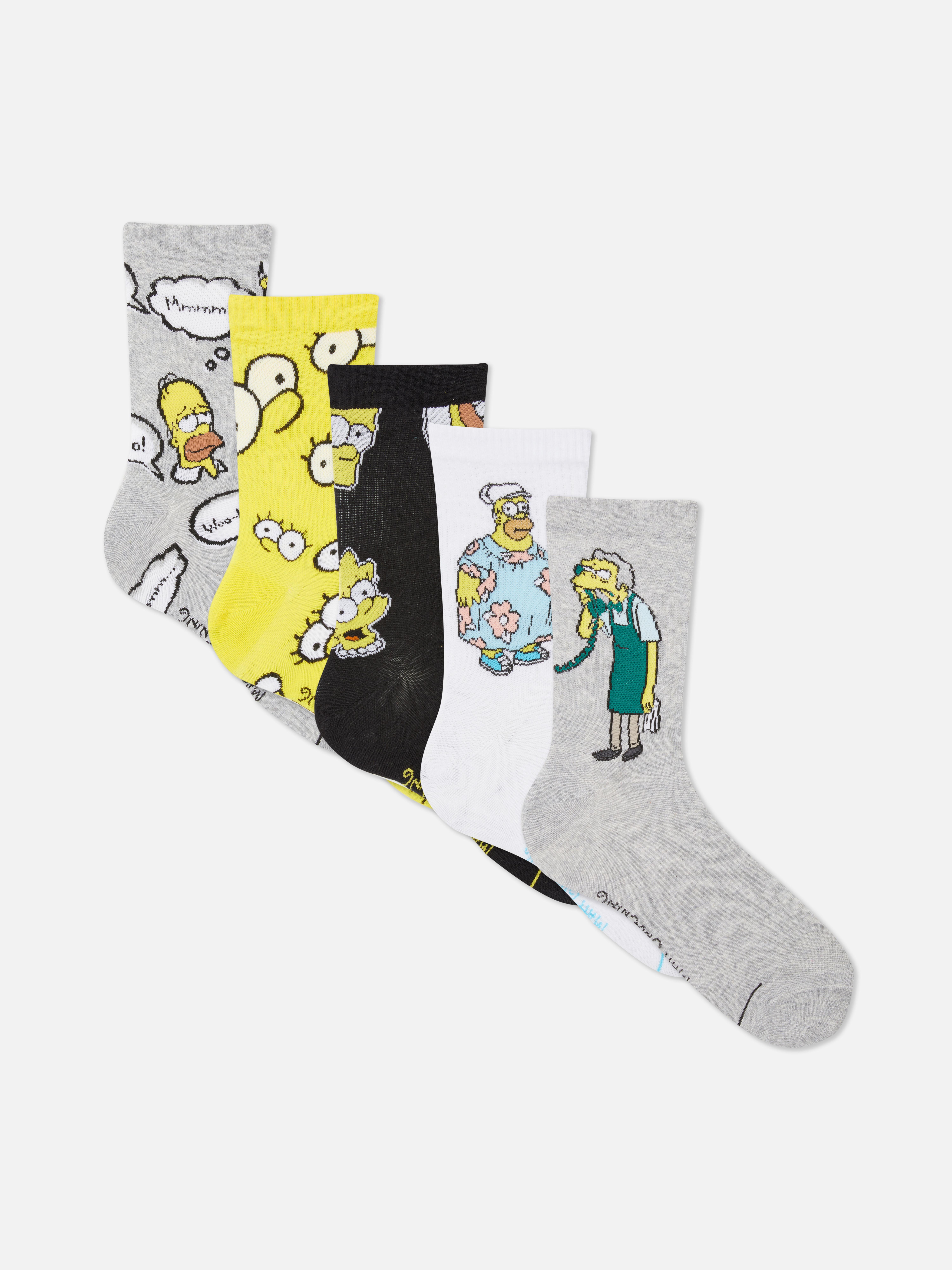 5-Pack The Simpsons Socks
