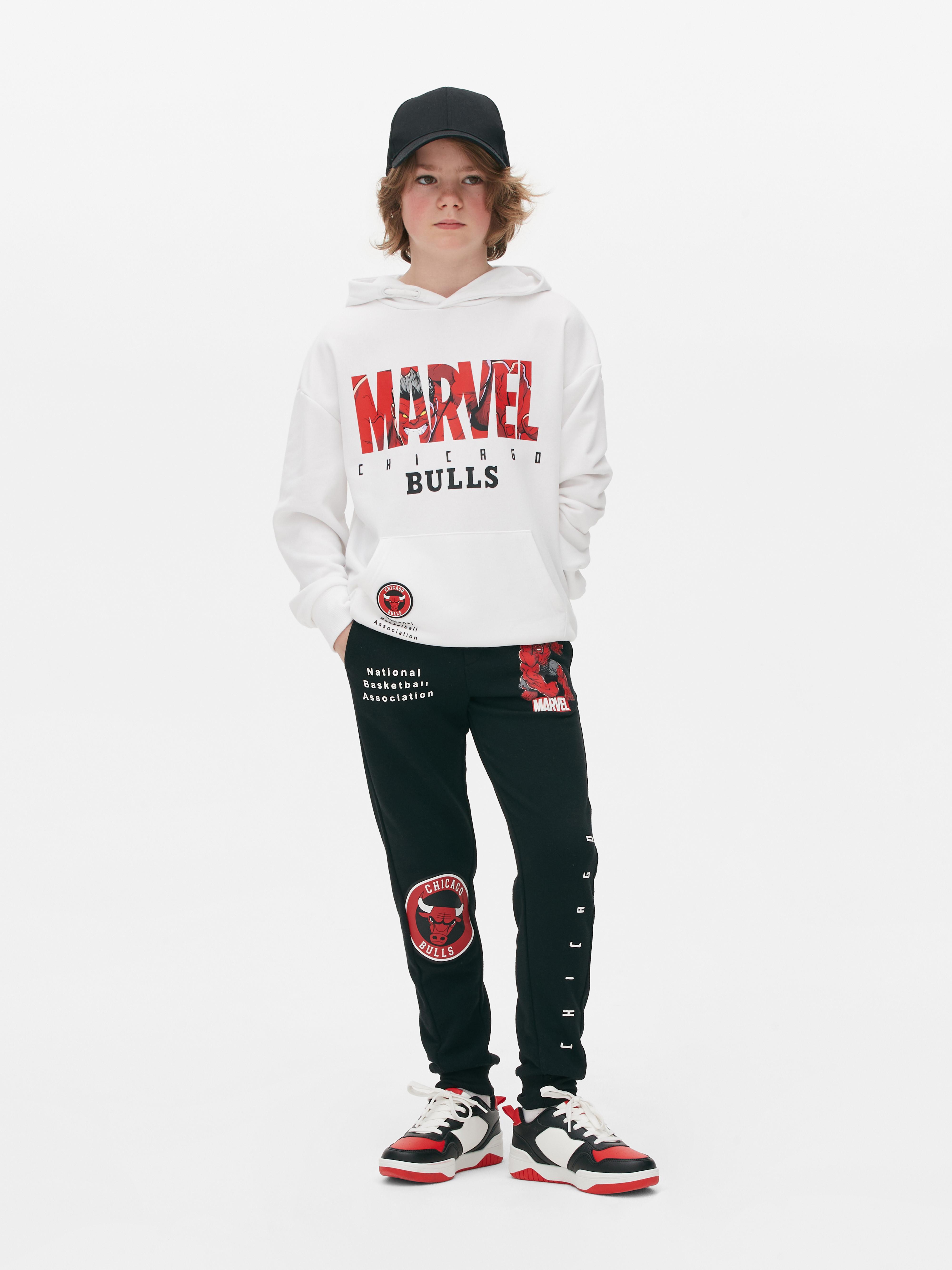 NBA Chicago Bulls And Marvel Red Hulk Joggers