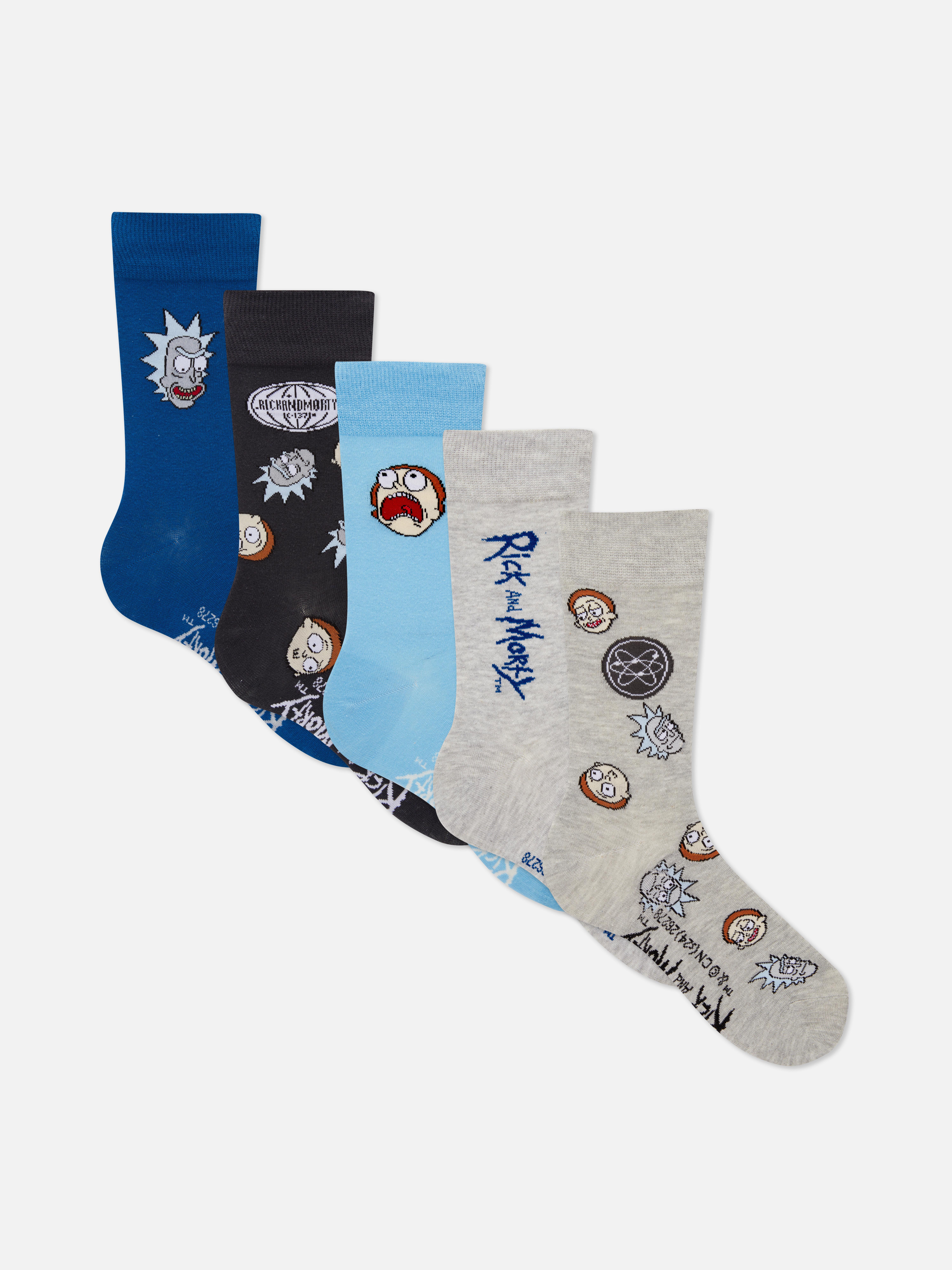 5-Pack Rick And Morty Socks