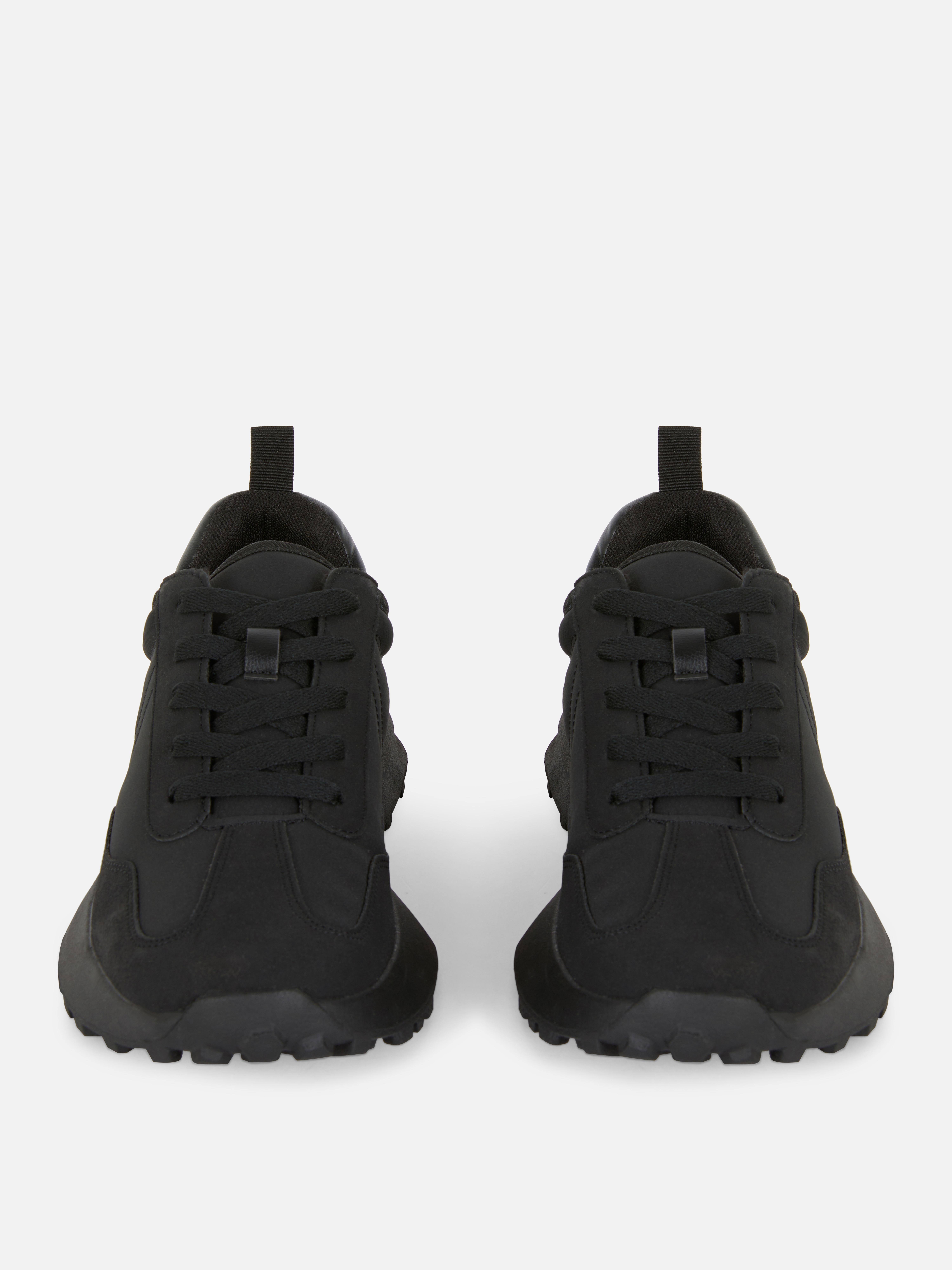 Colour block chunky trainers outlet