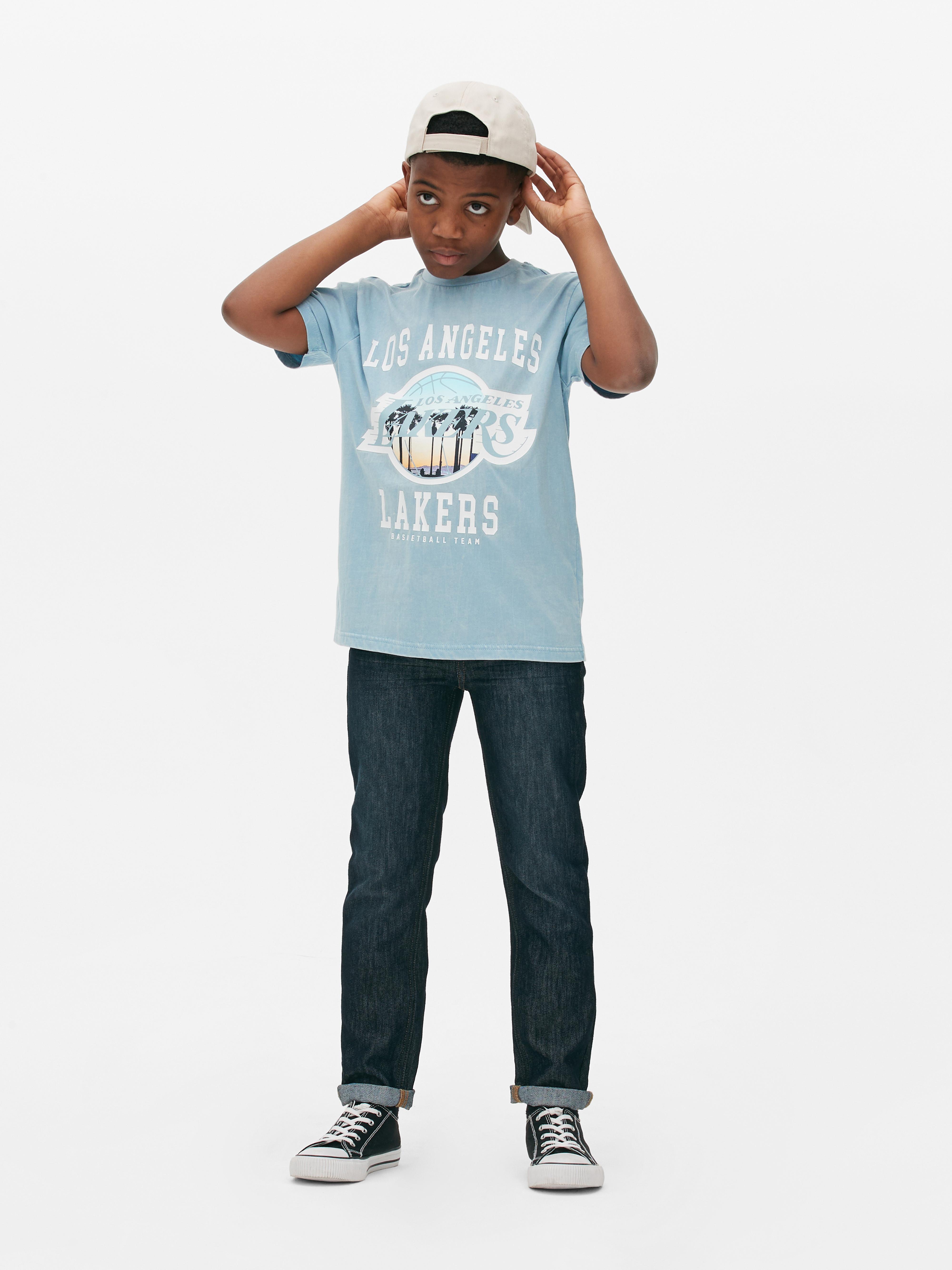 Boys best sale laker shirt