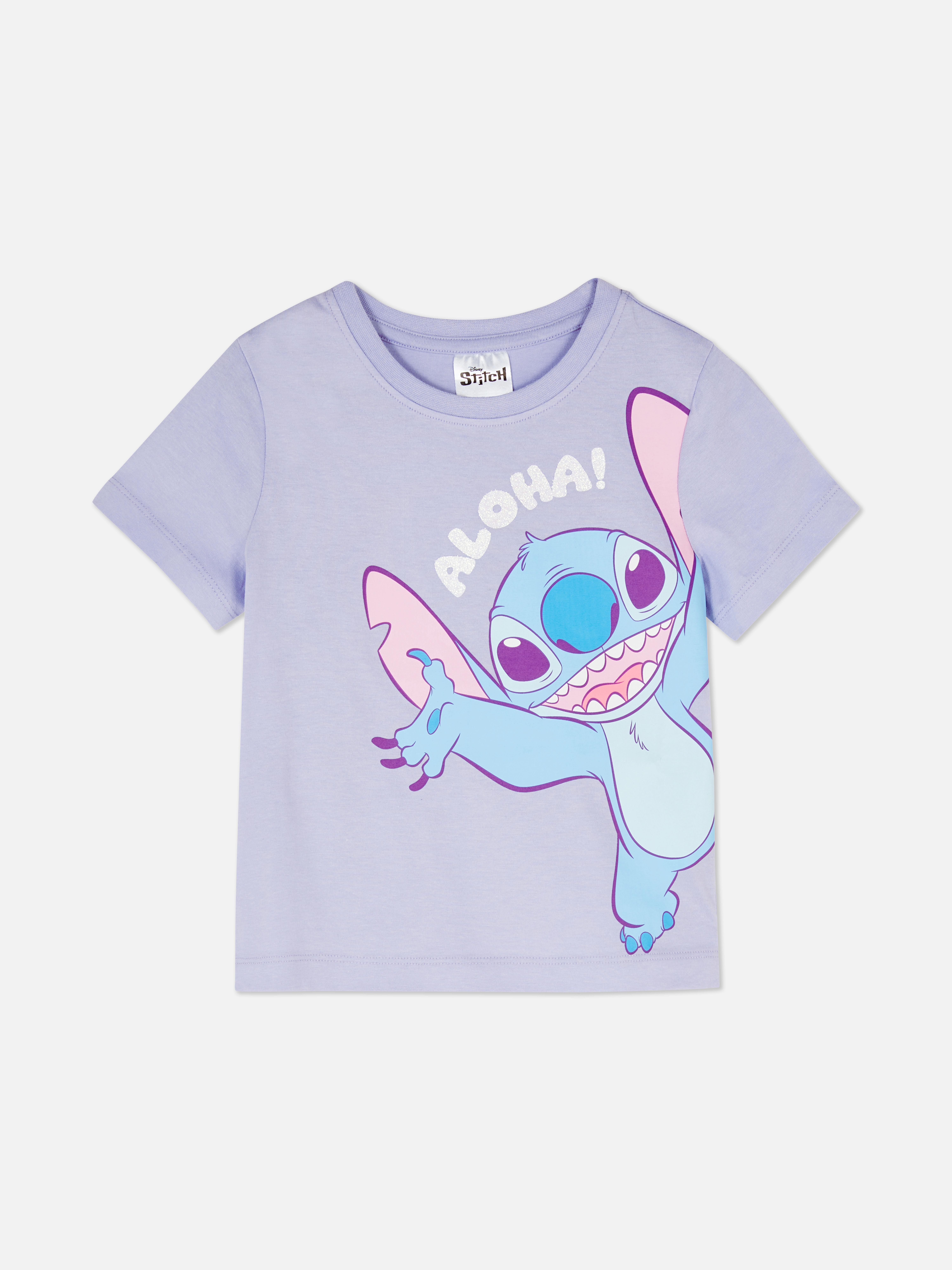 T-shirt con stampa Stitch Disney