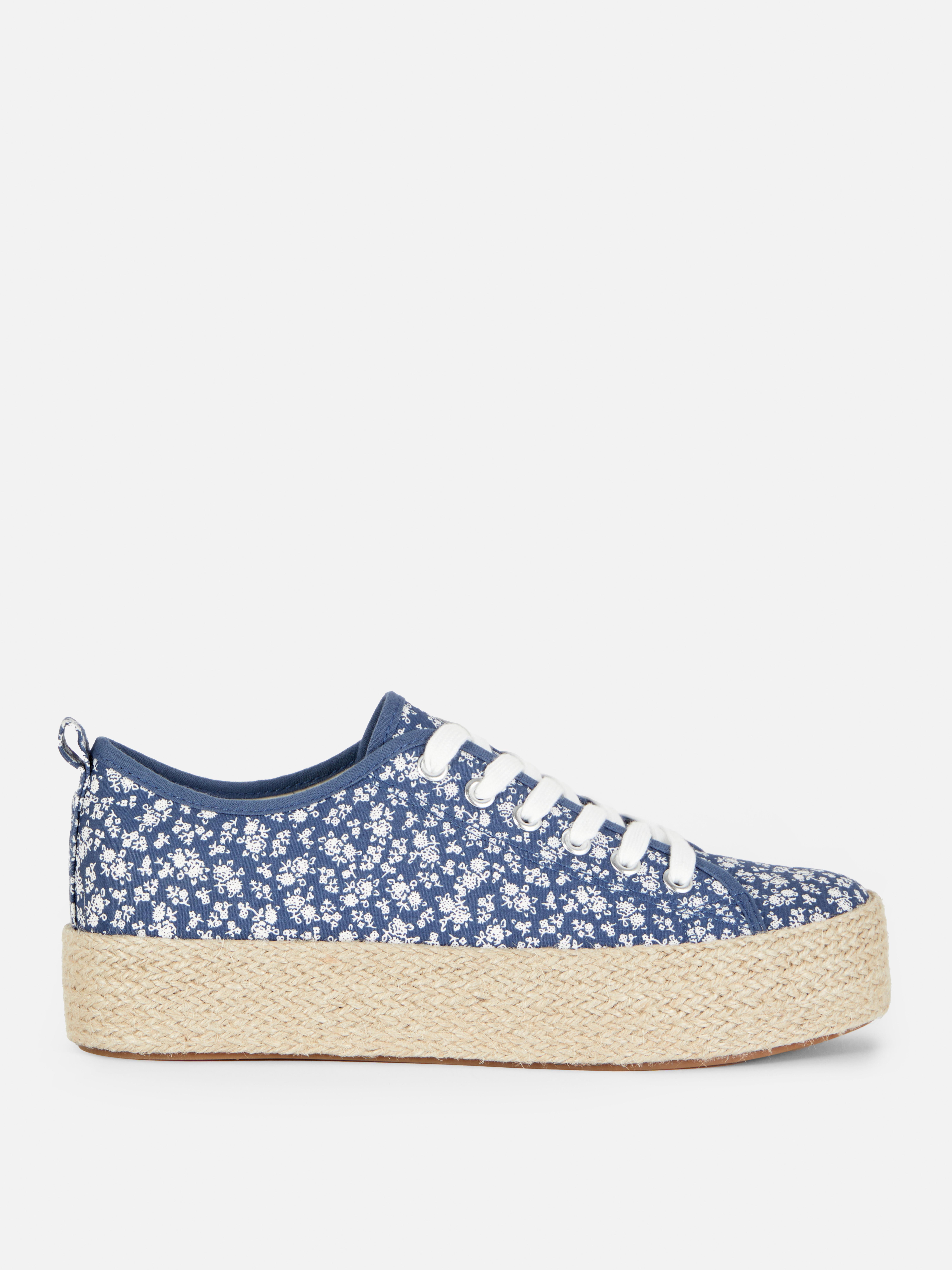 Woven Detail Low-Top Trainers