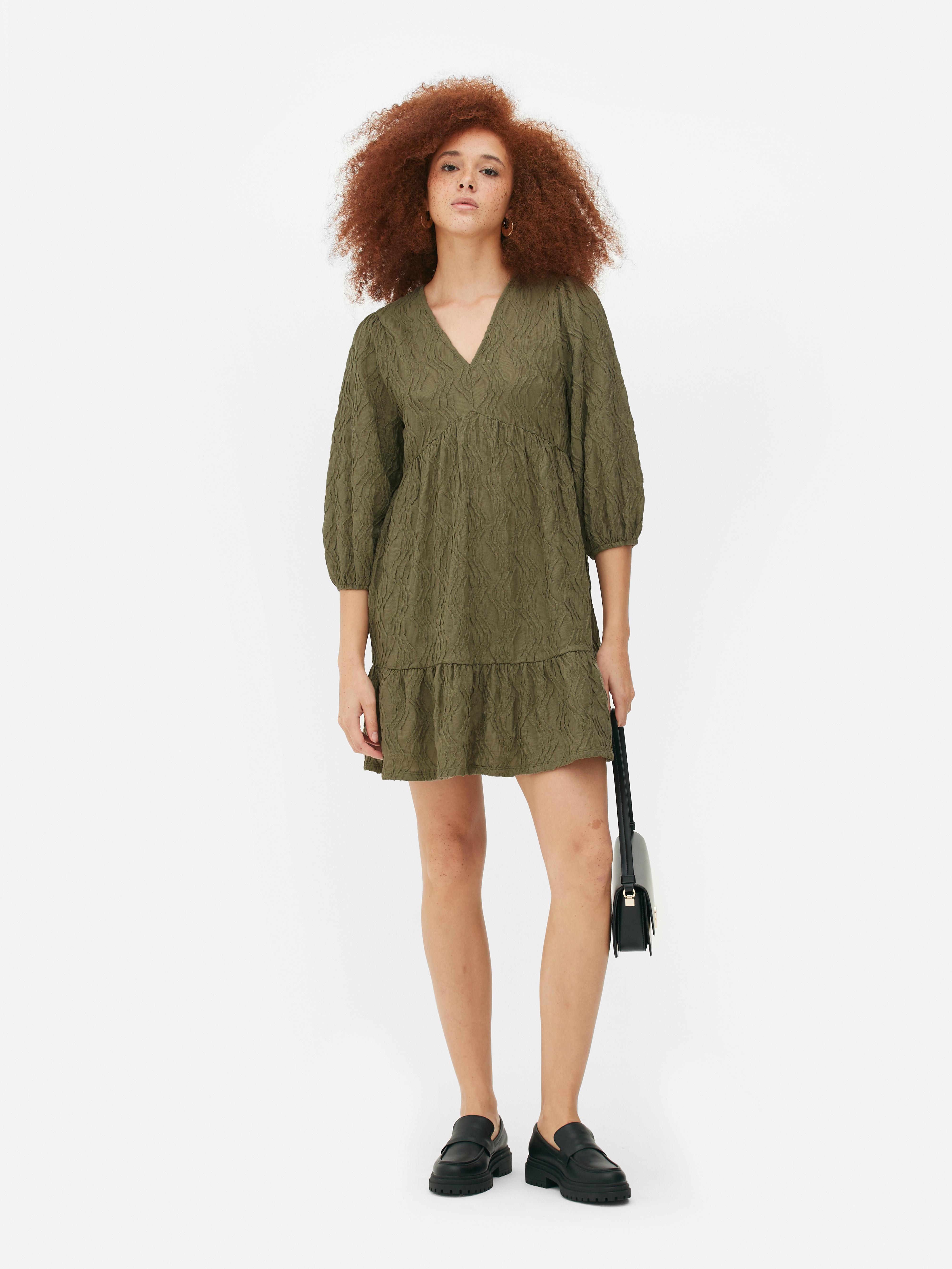 Vestido verde primark hot sale