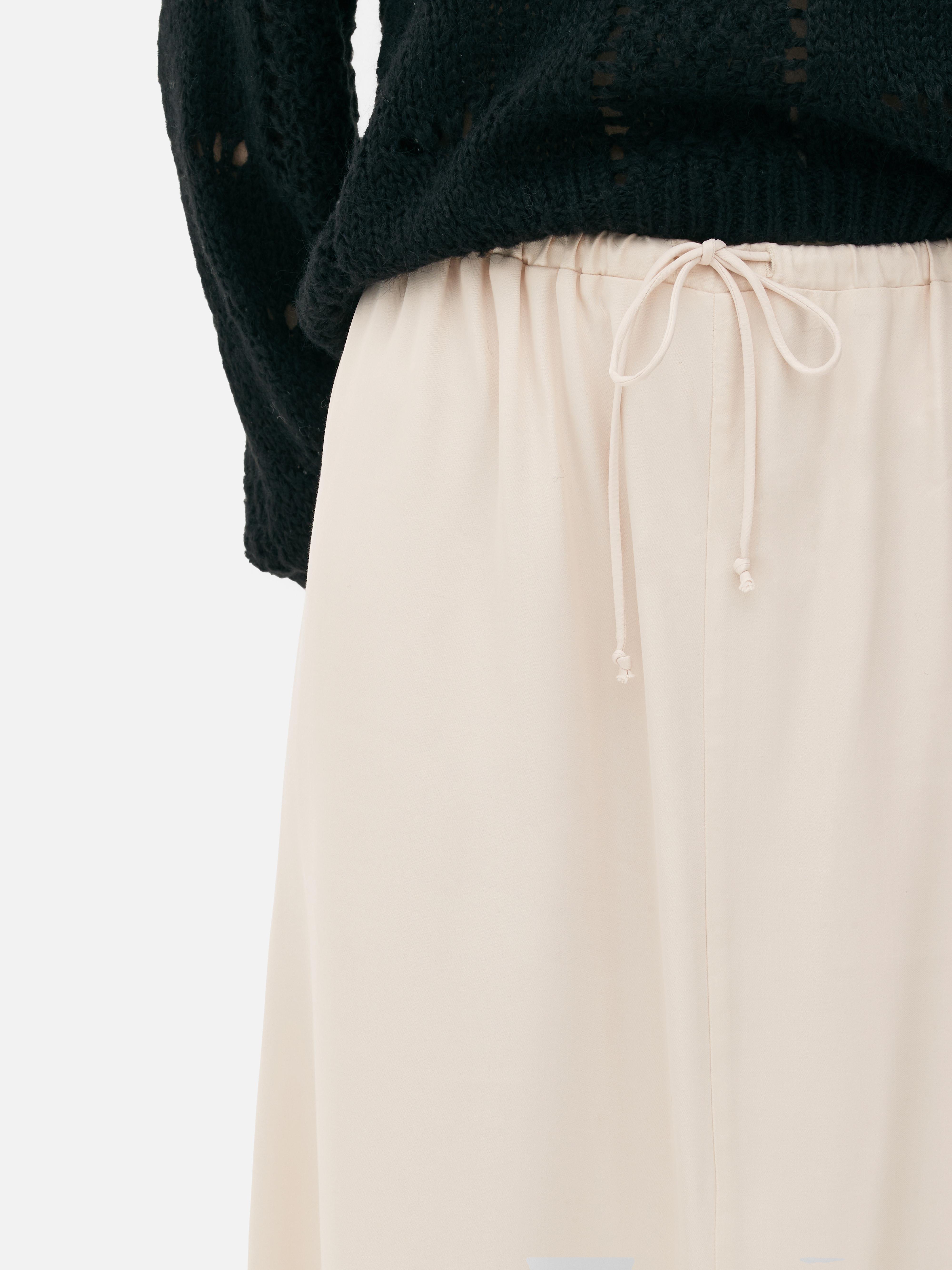 Satin midi skirt primark sale