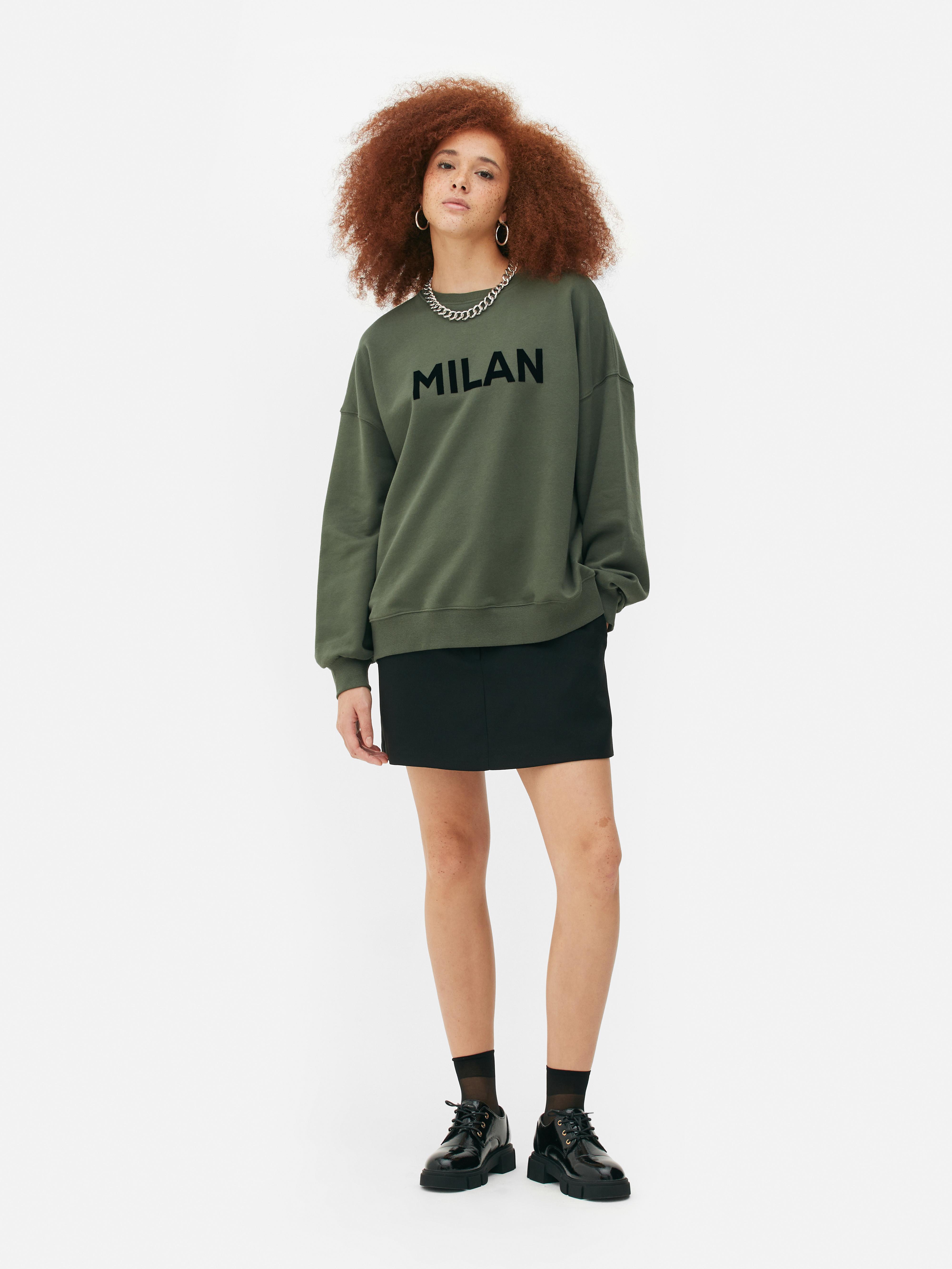 Milan Print Sweatshirt