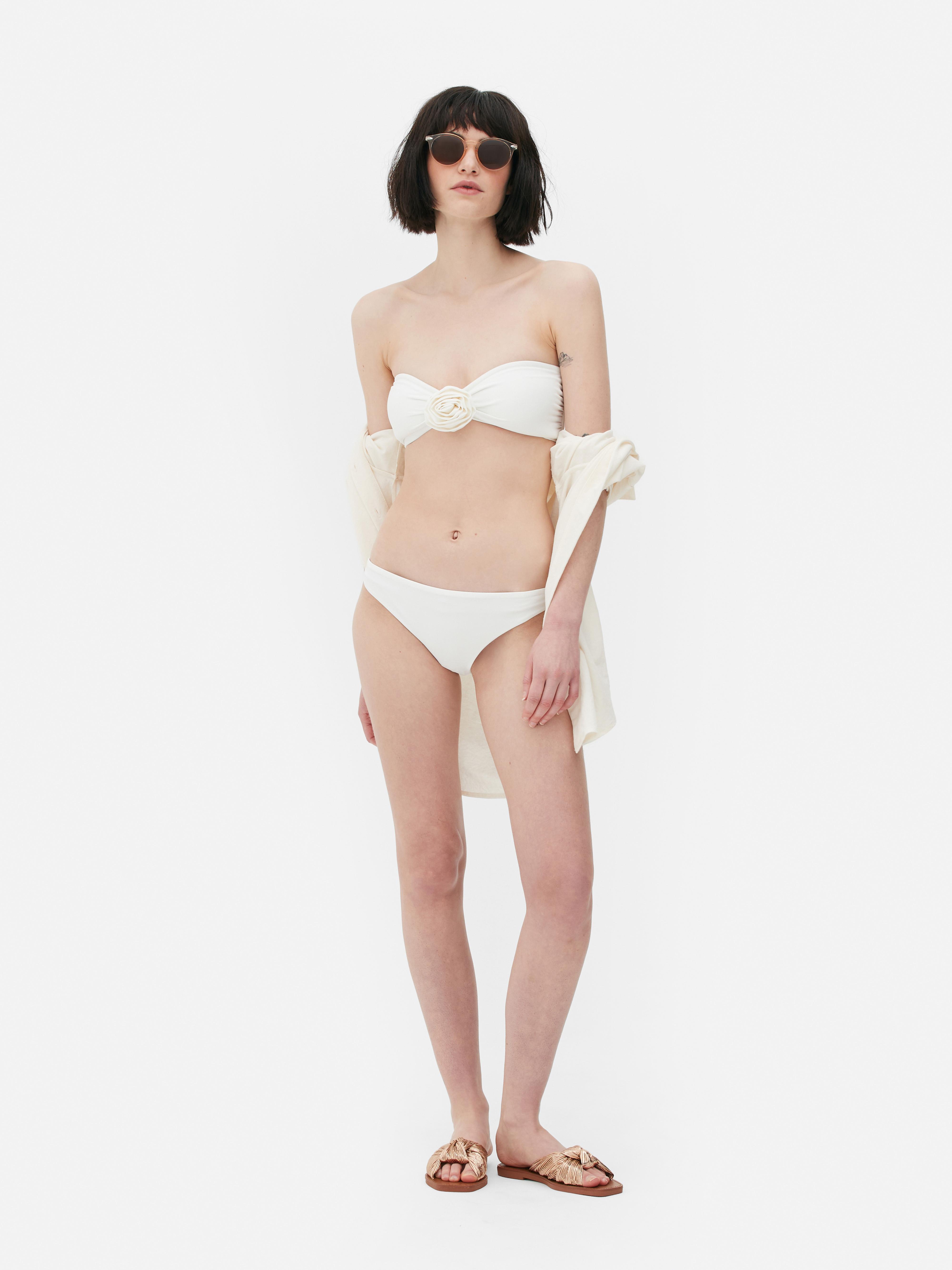 Rose Detail Bikini Set