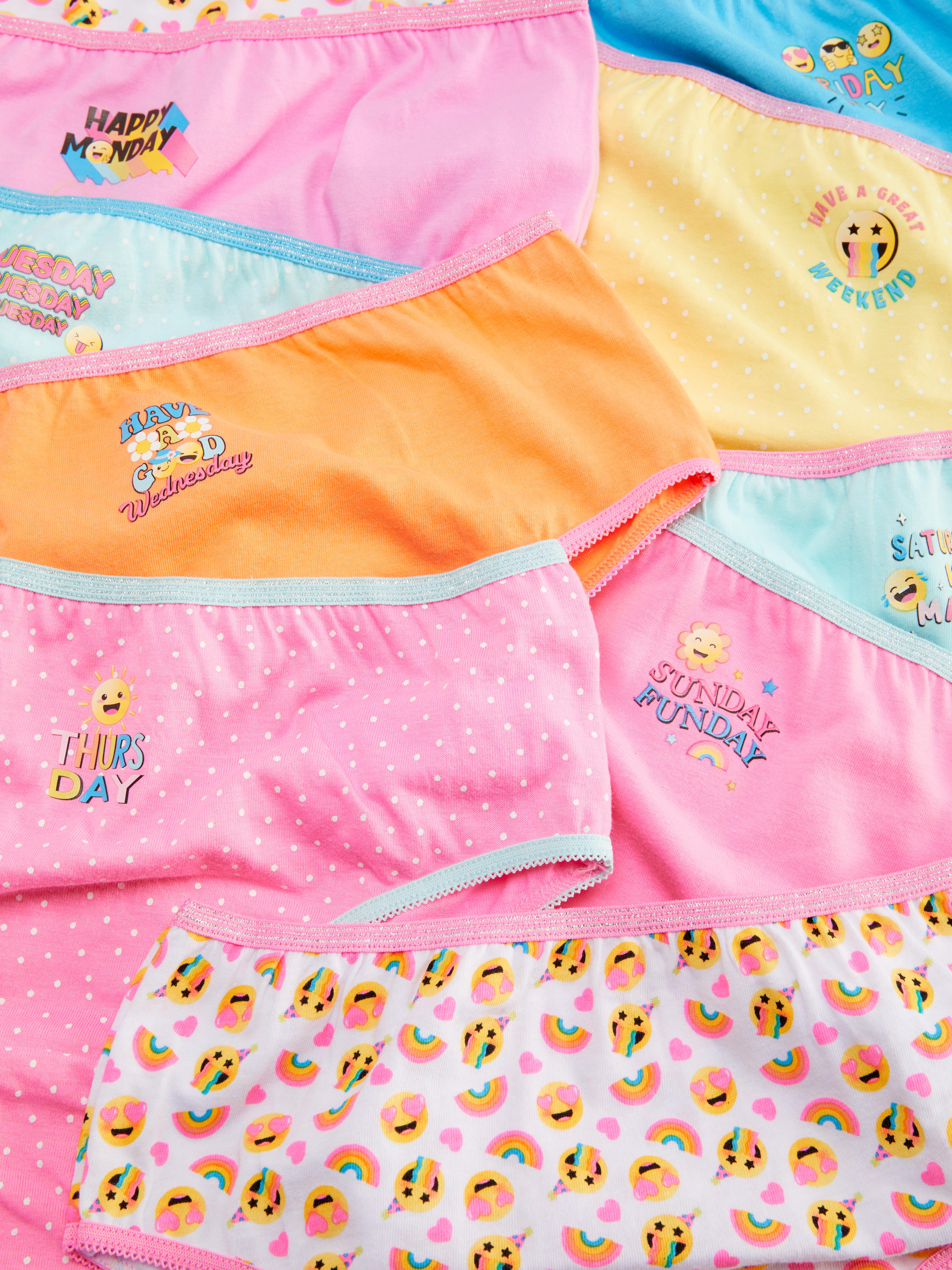 10pk Emoji Print Briefs