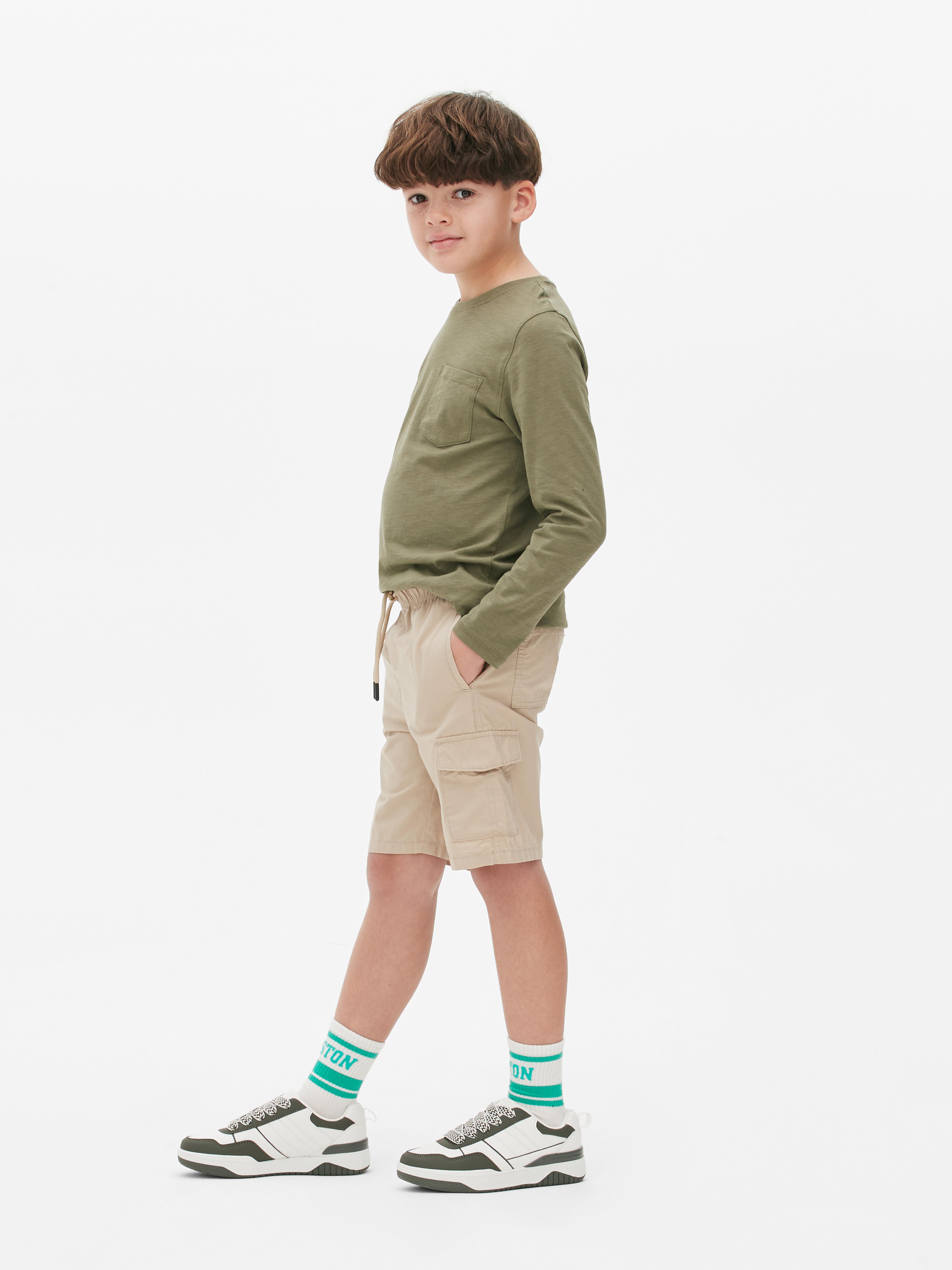 Pantaloncini cargo con coulisse