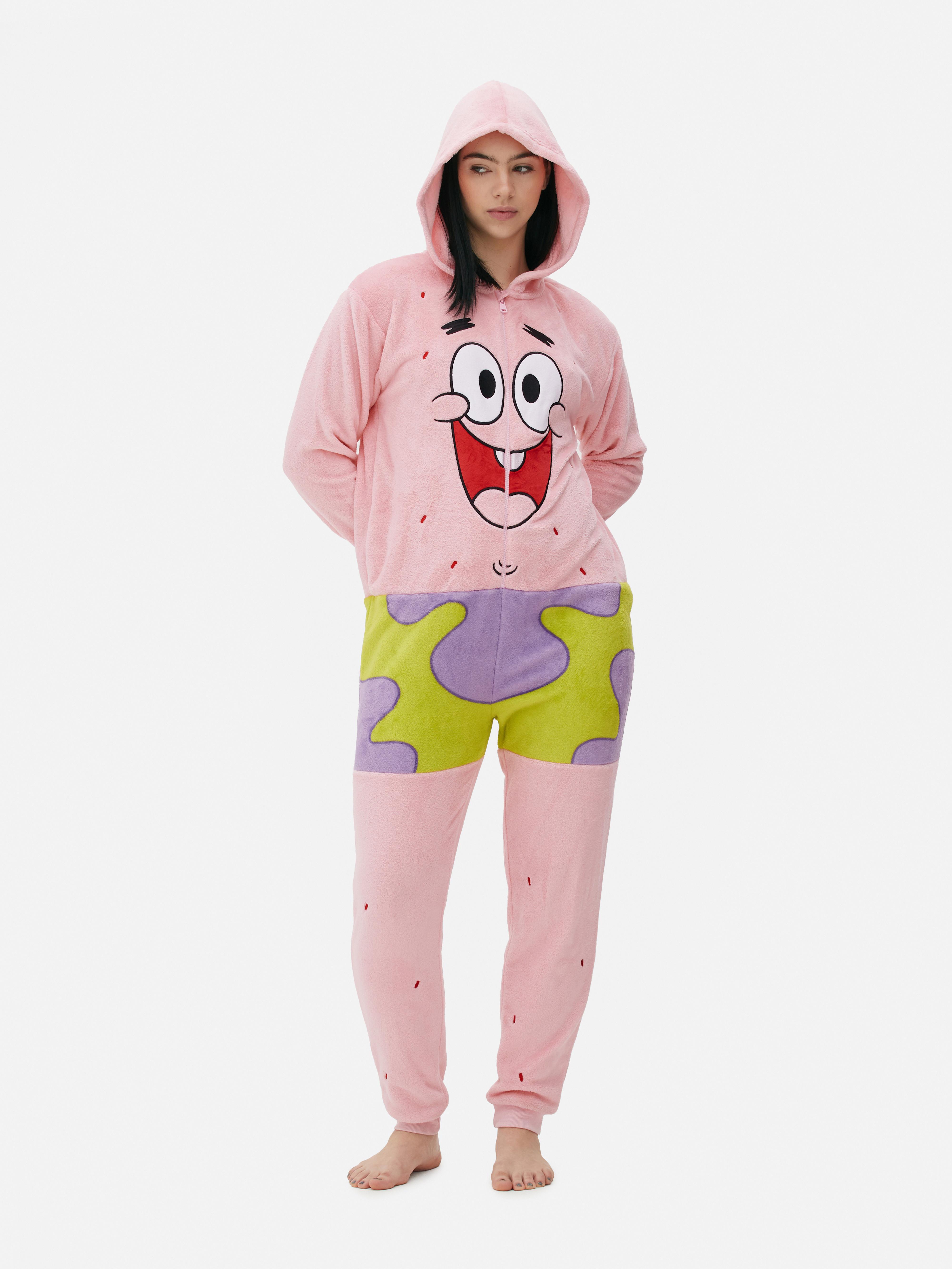 Onesie met ritssluiting en personage SpongeBob SquarePants