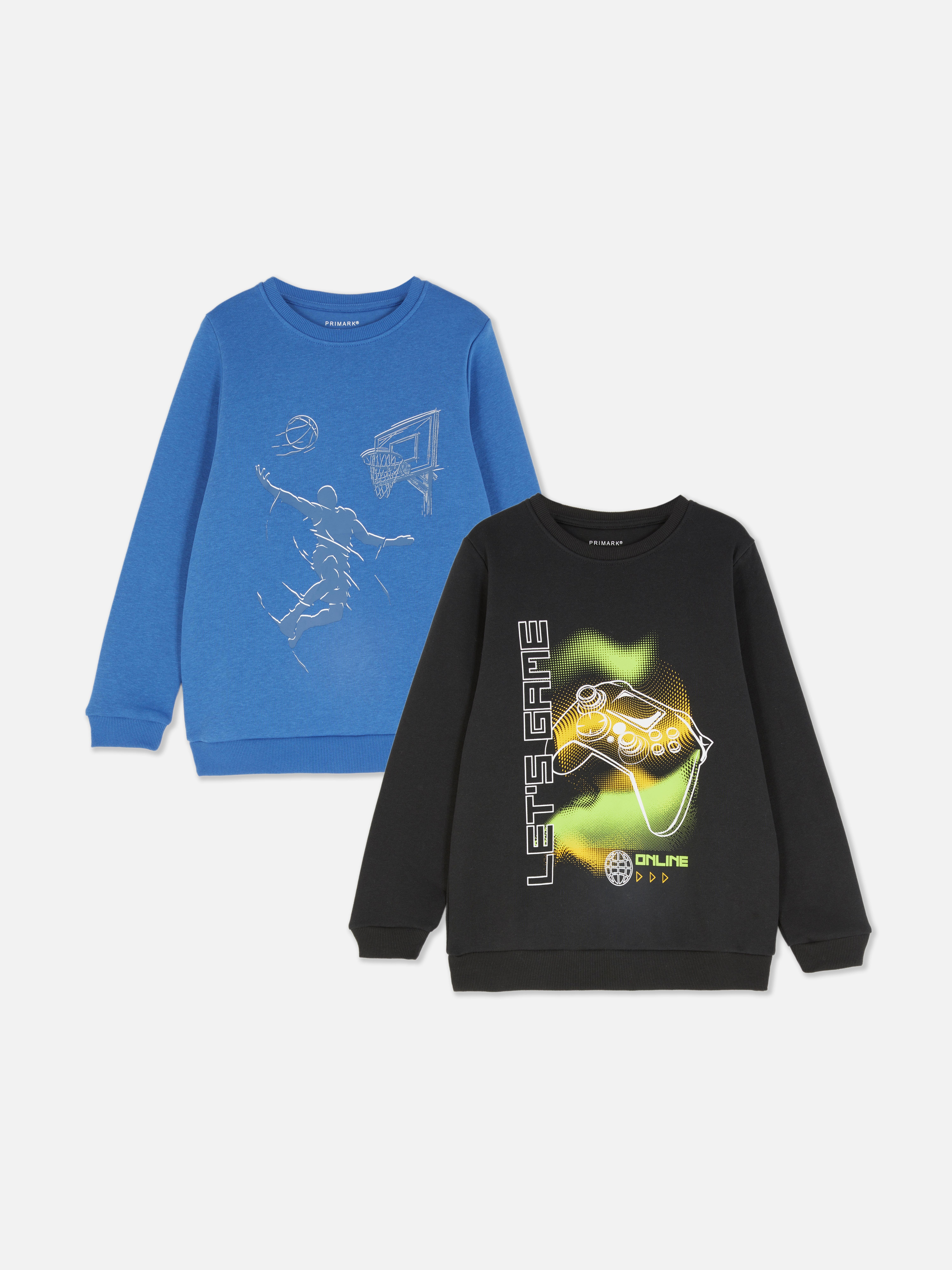 2pk Printed Sweatshirts