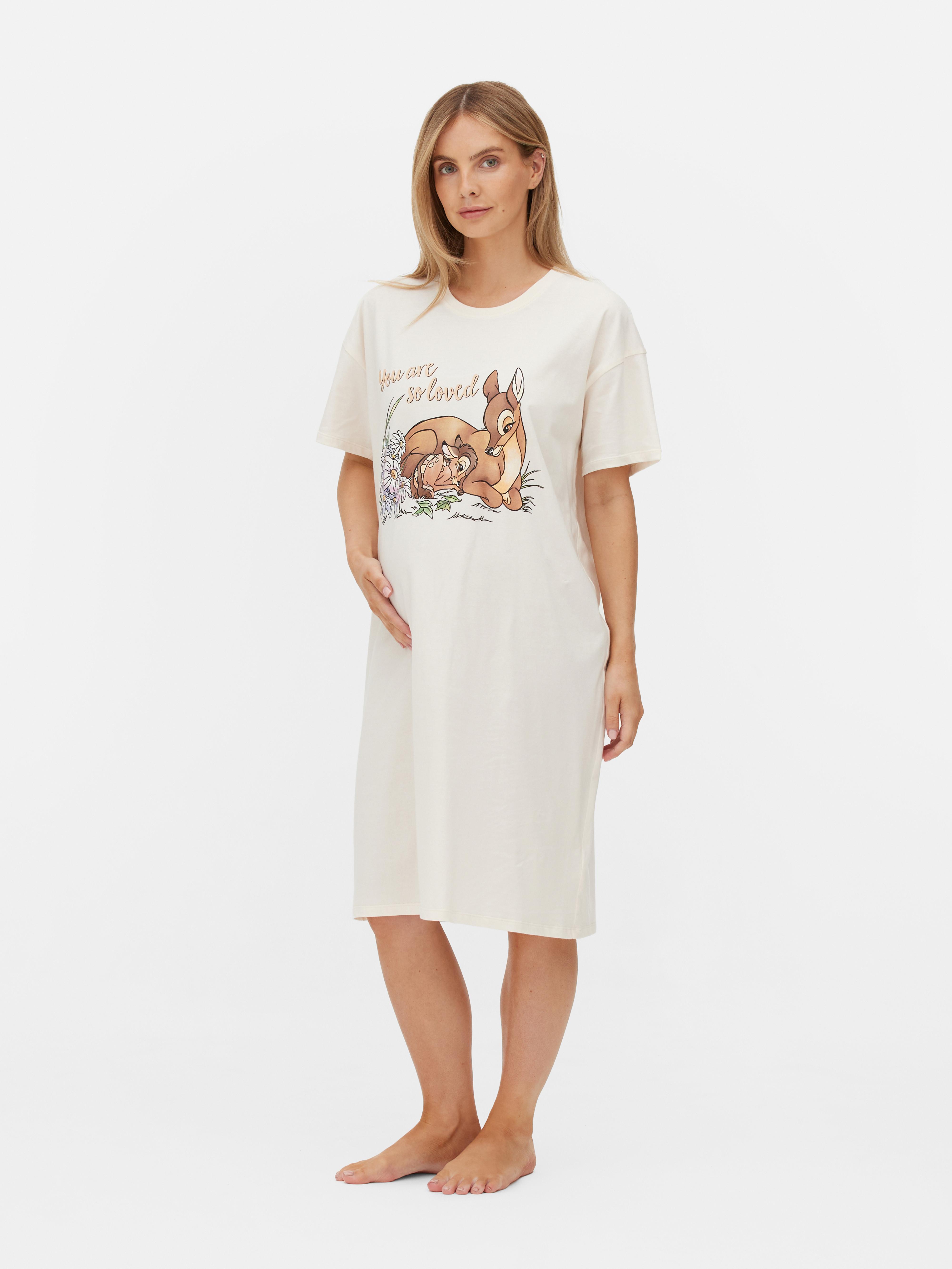 T shirt de nuit maternite Disney Bambi Ivoire Femme Primark