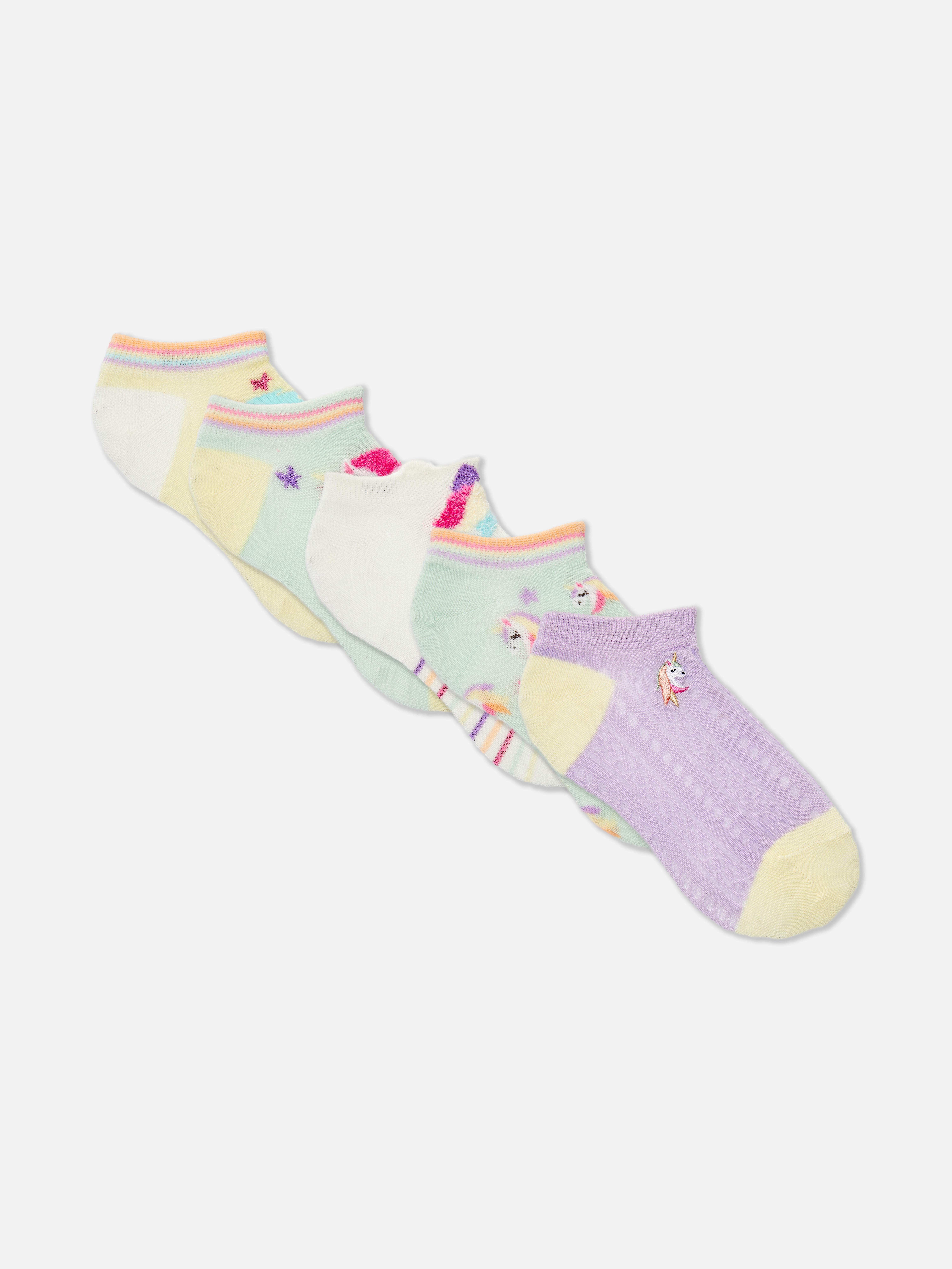 5-Pack Unicorn Sneaker Socks