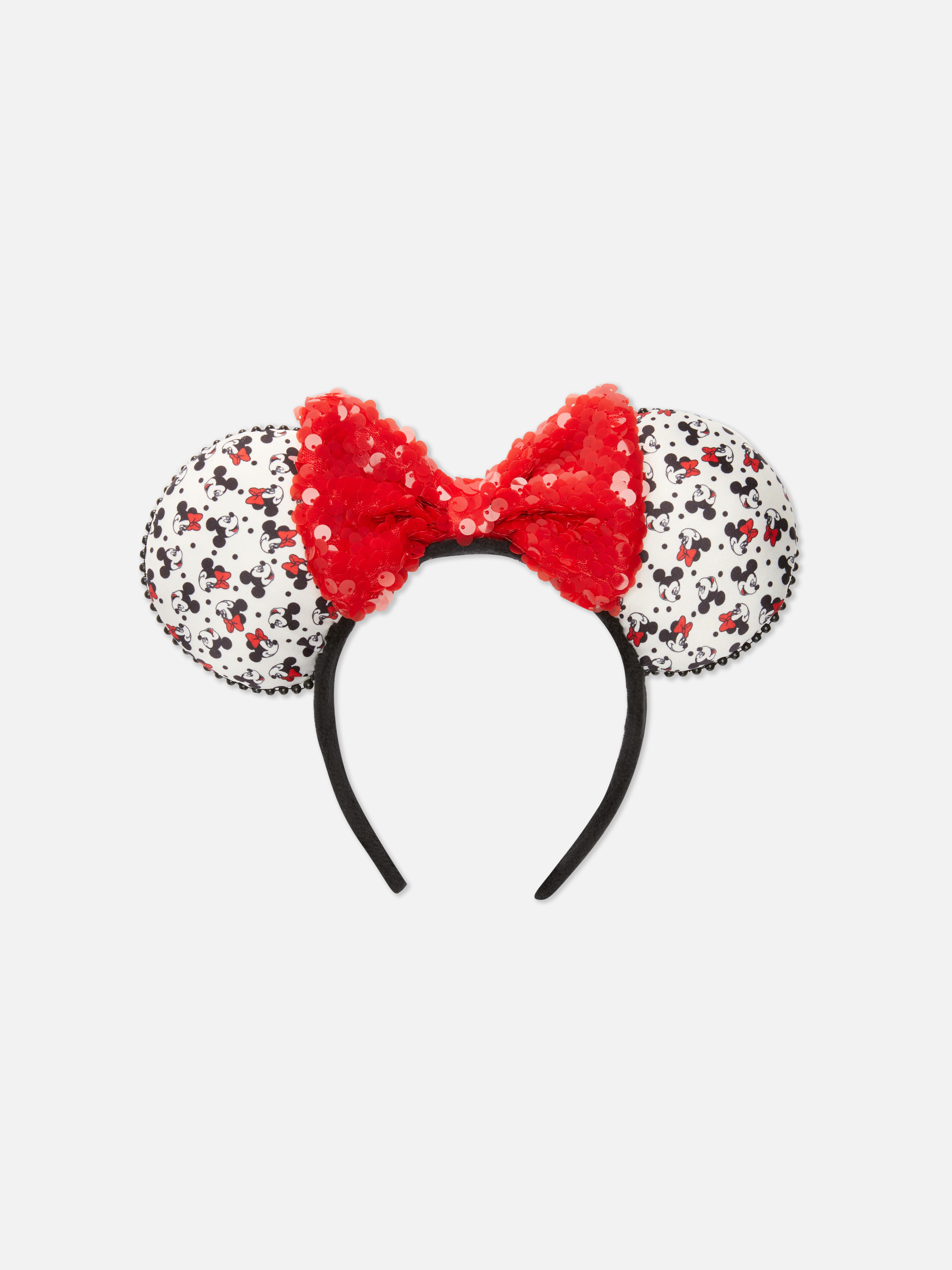 Disney’s Mickey Mouse and Minnie Mouse Print Ears Headband