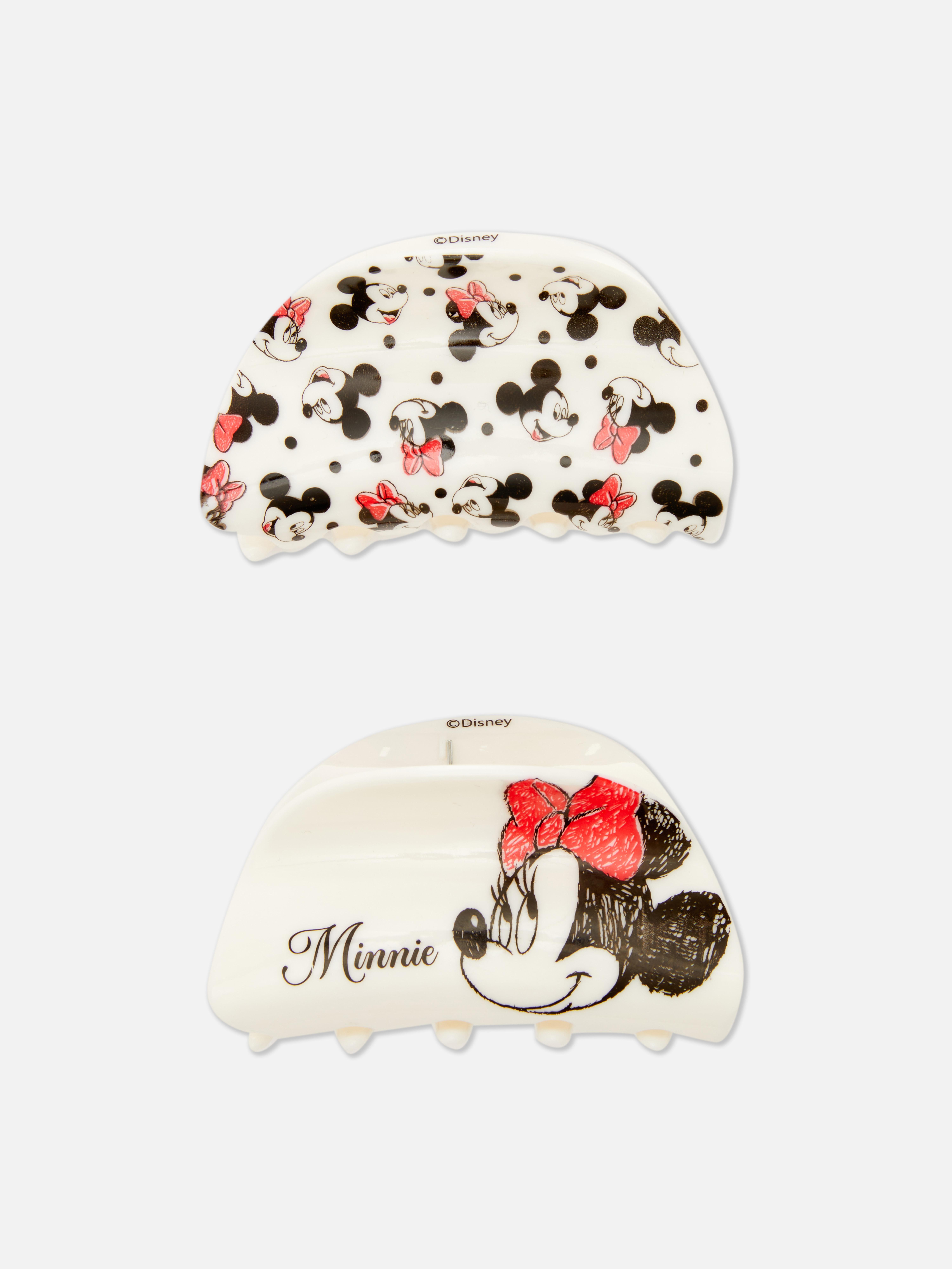 Pack de 2 pinzas de Mickey y Minnie Mouse de Disney