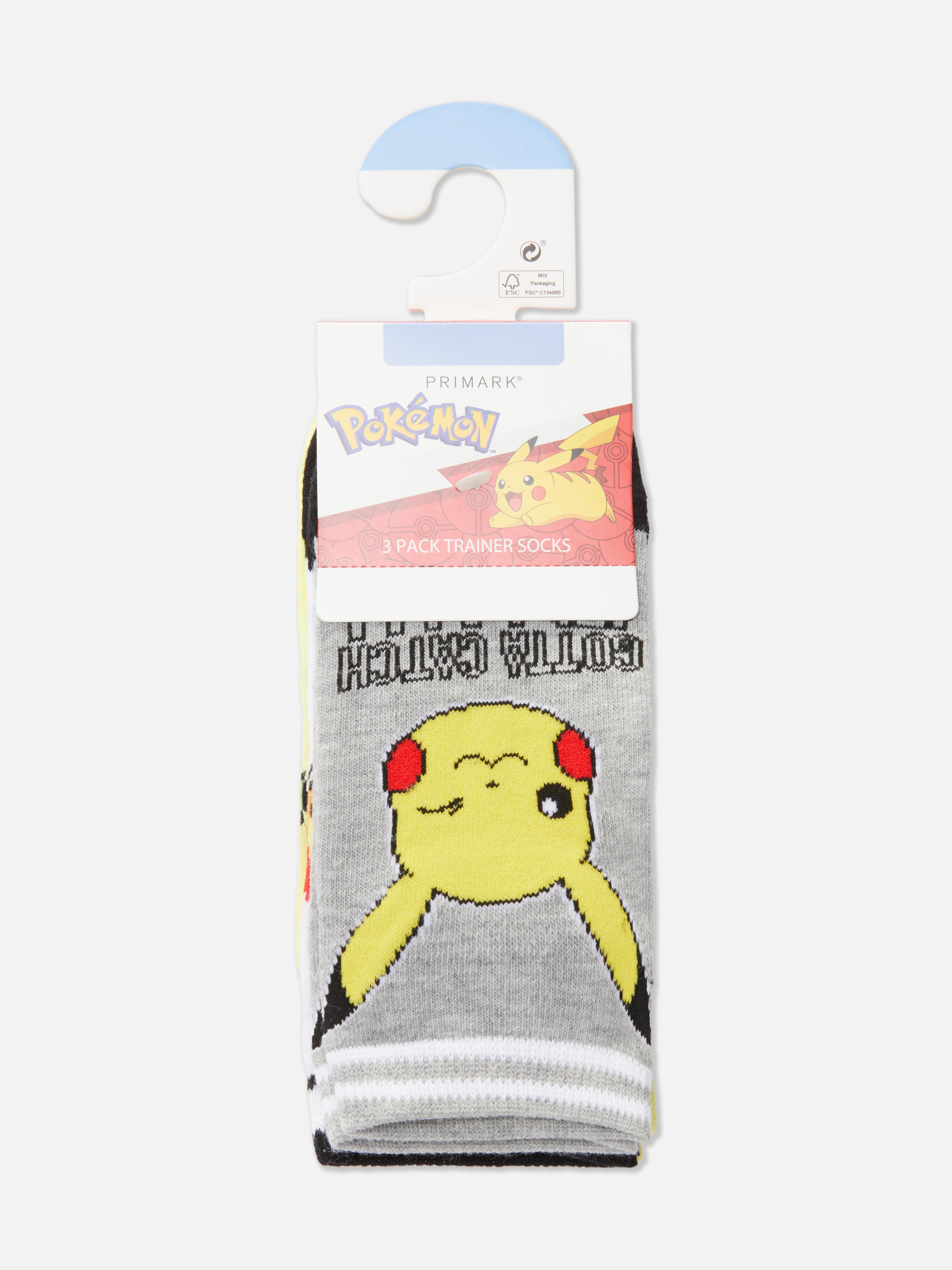 3pk Pokémon Socks
