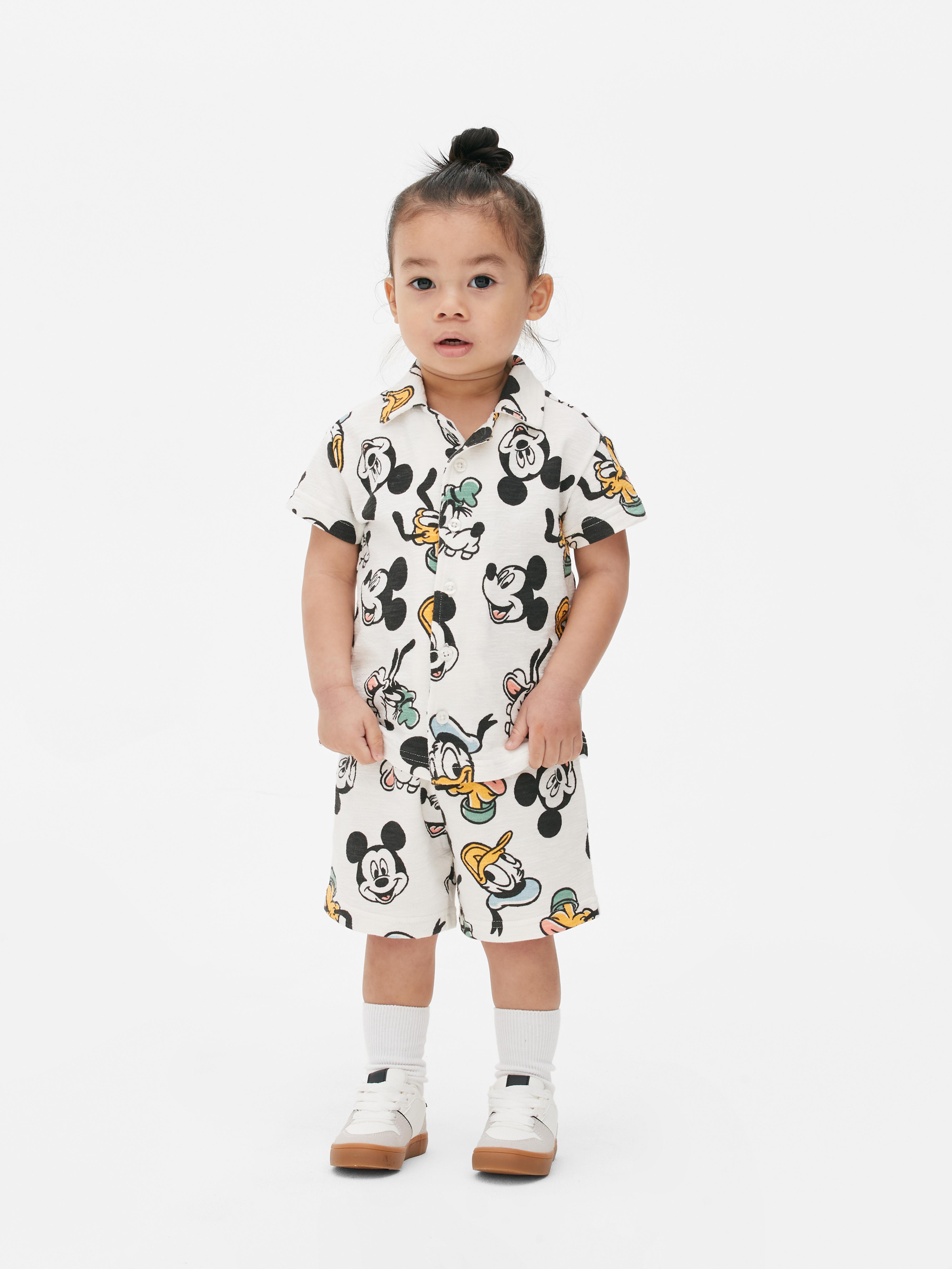 Conjunto coordenado camisa/calções Disney Mickey Mouse & Friends