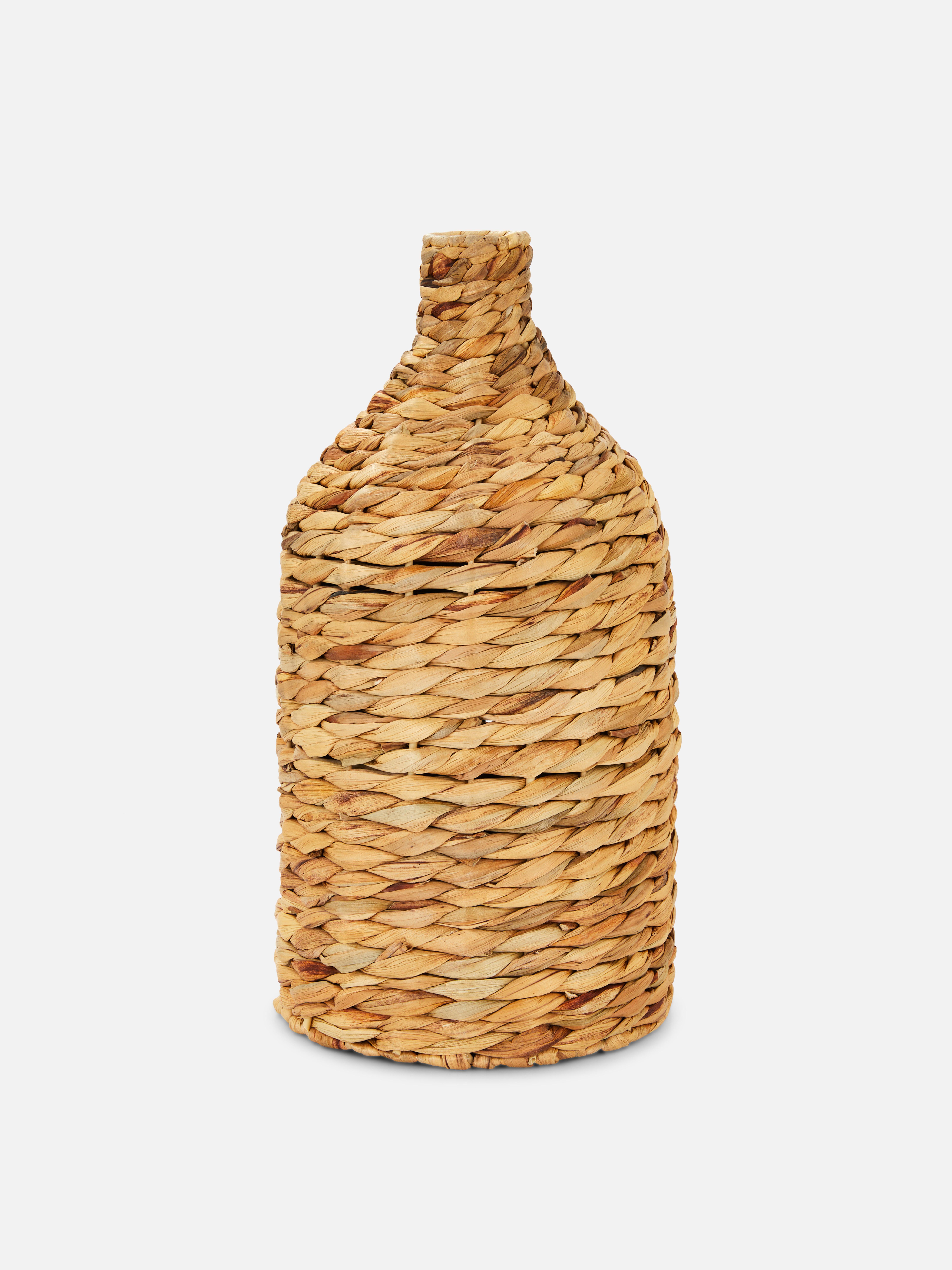 Vase aus gewebtem Seegras