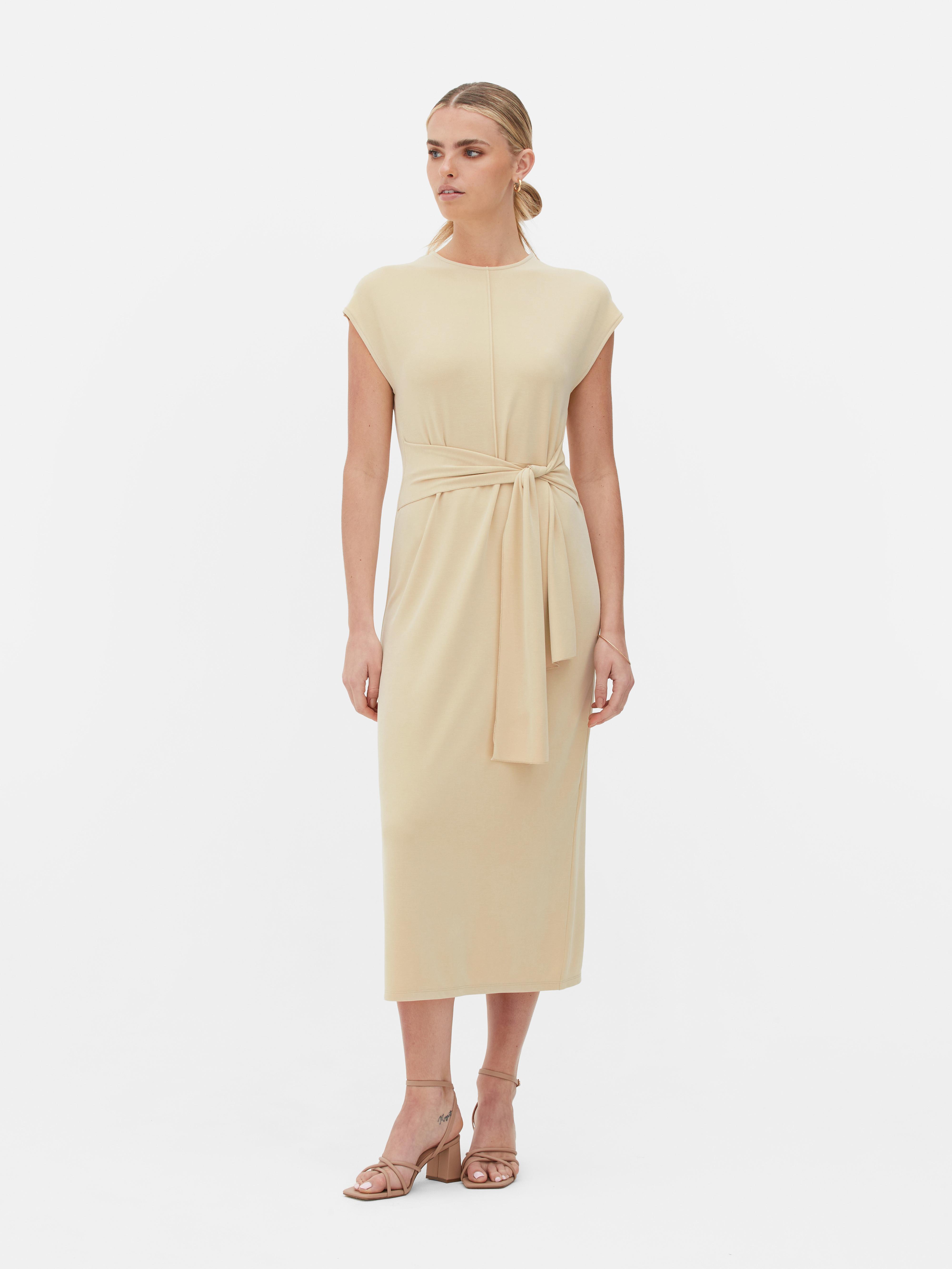 The Edit Jersey Tie Dress