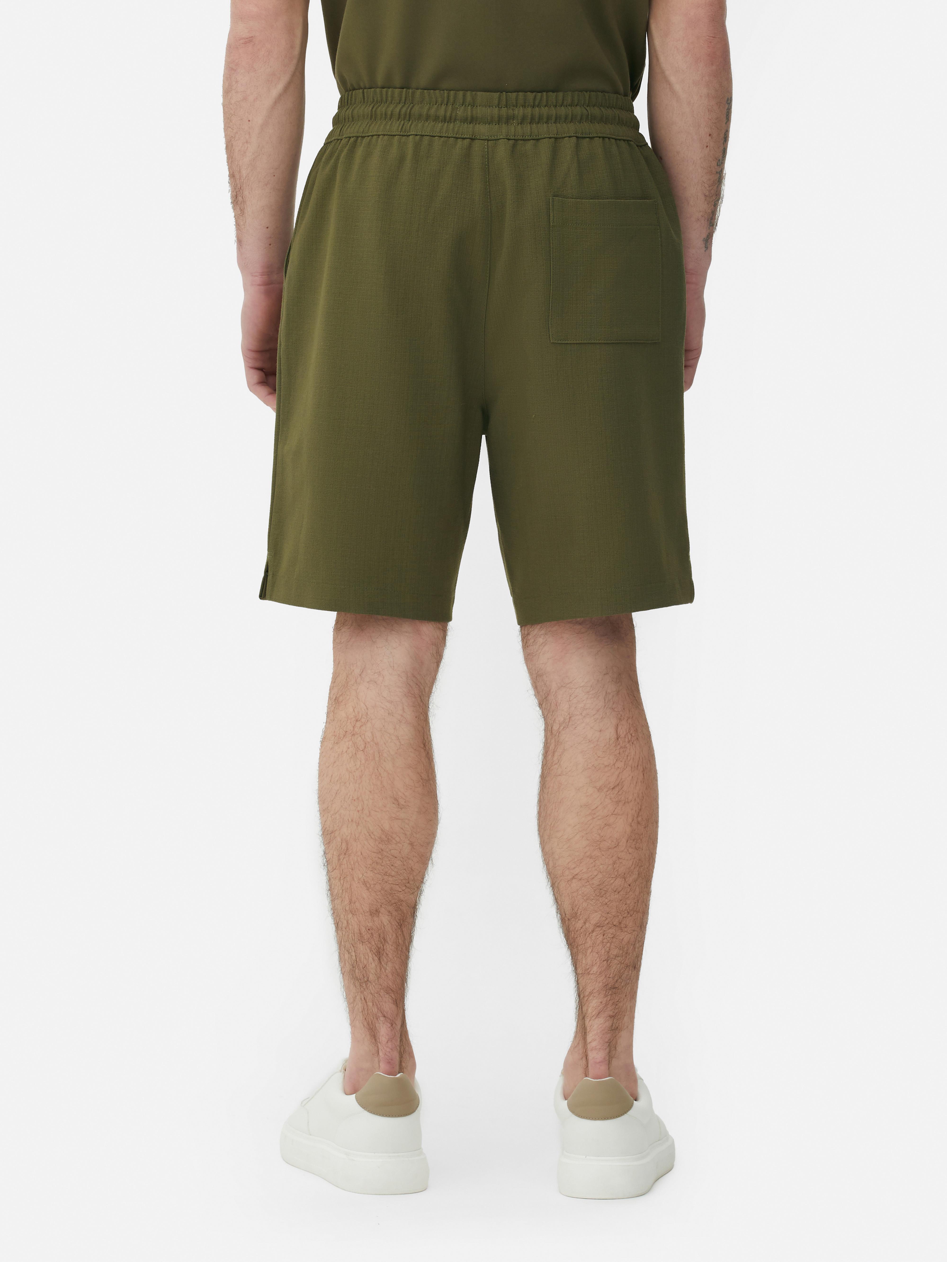 Men's Khaki Kem Drawstring Shorts Penneys