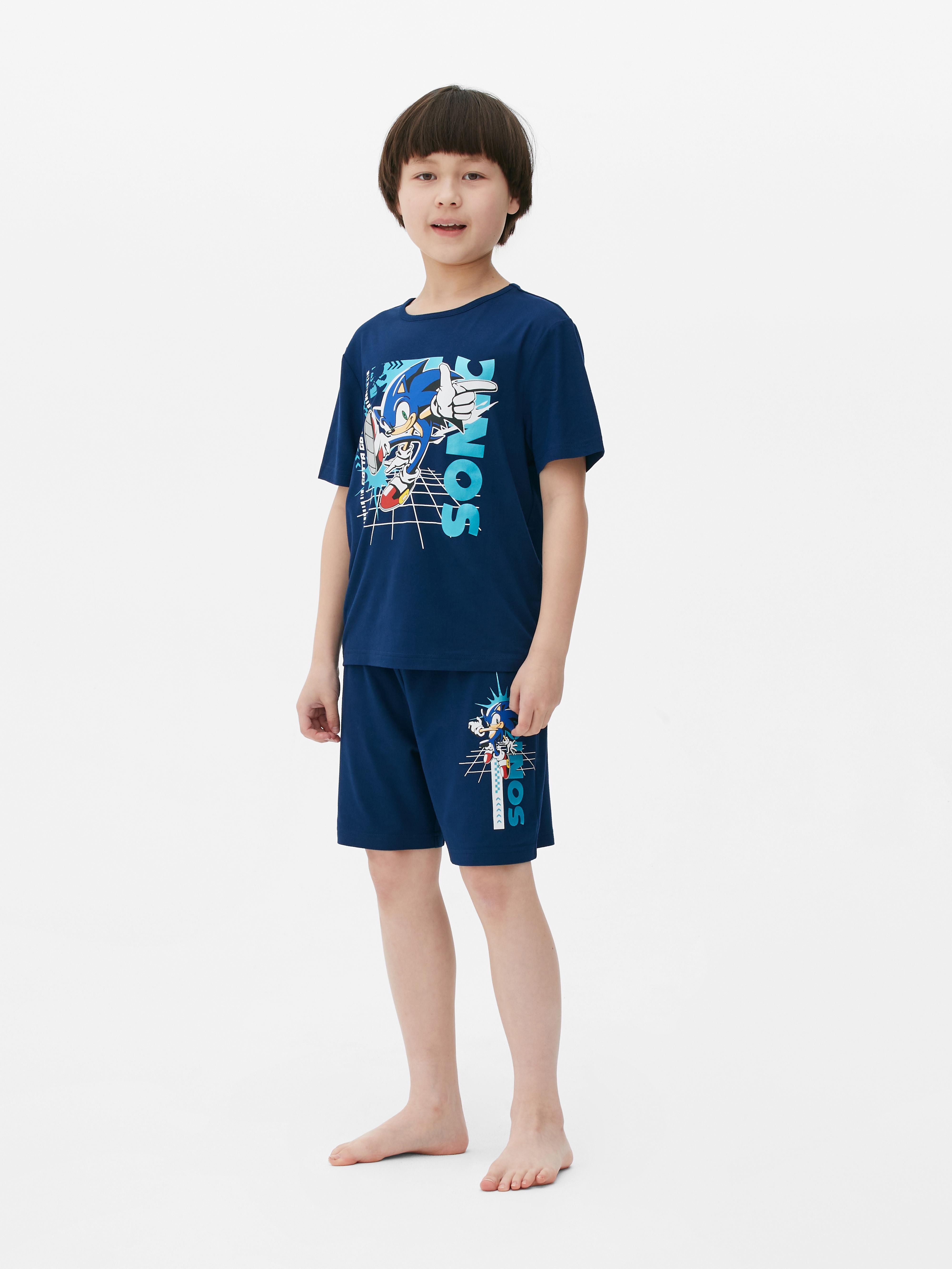 Sonic The Hedgehog T-Shirt and Shorts Pajama Set